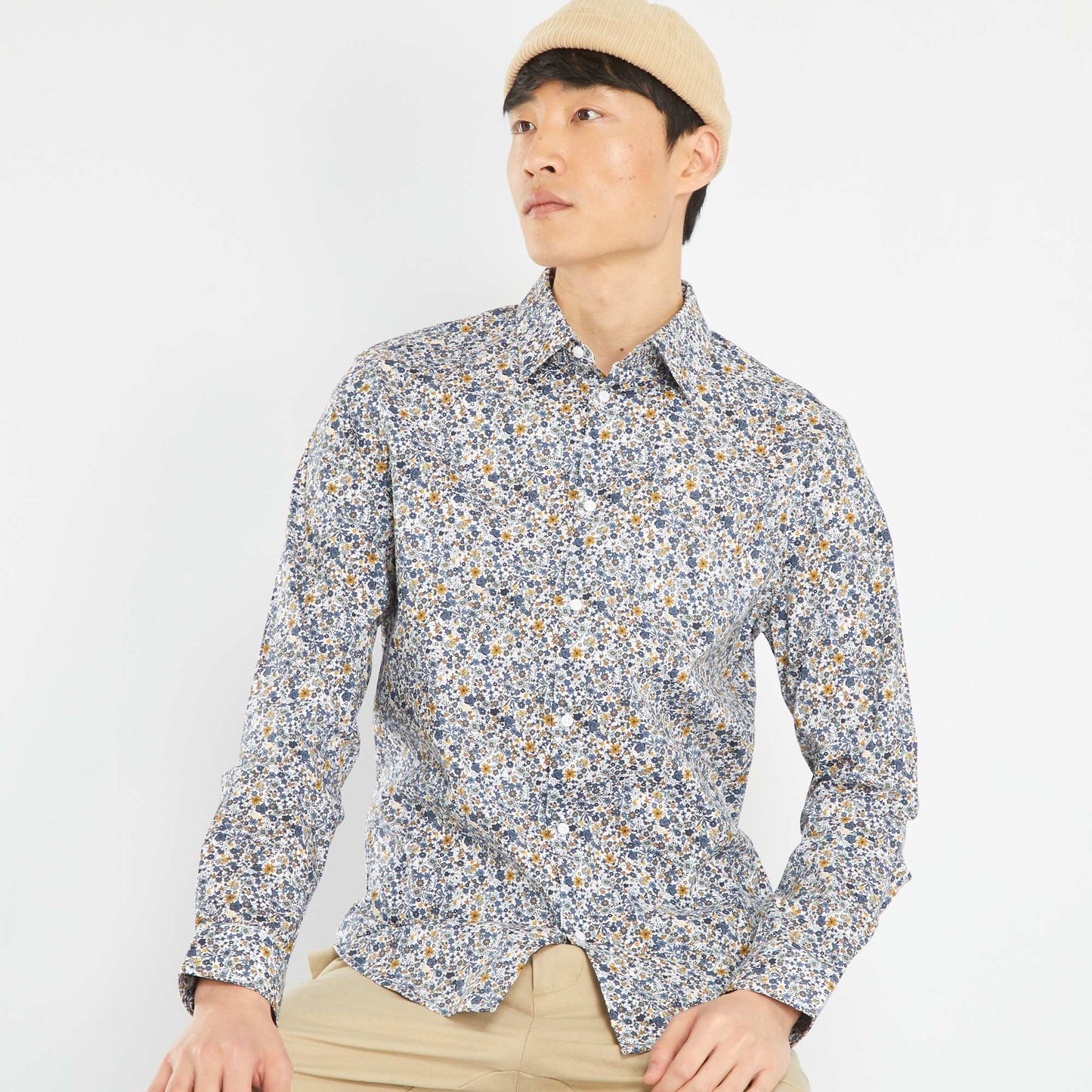 Printed shirt WHITE