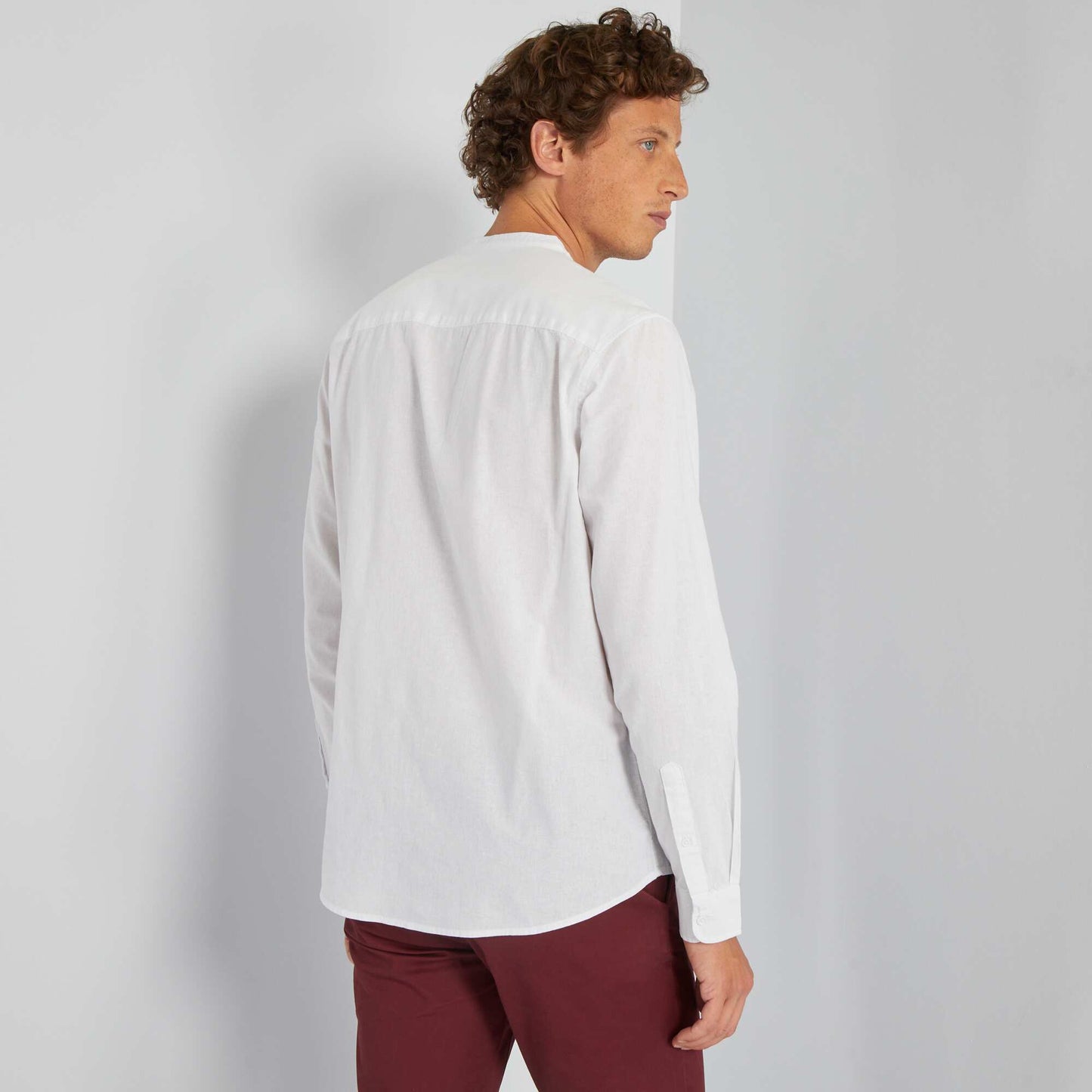 Plain lightweight shirt White