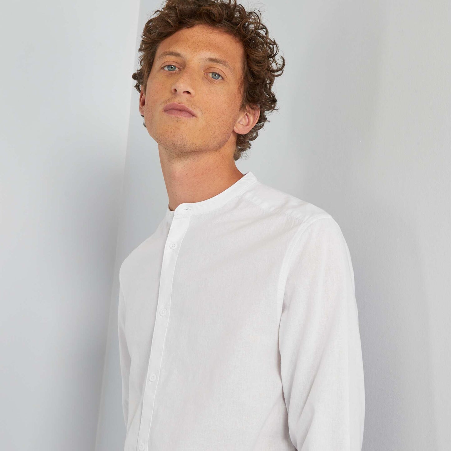 Plain lightweight shirt White