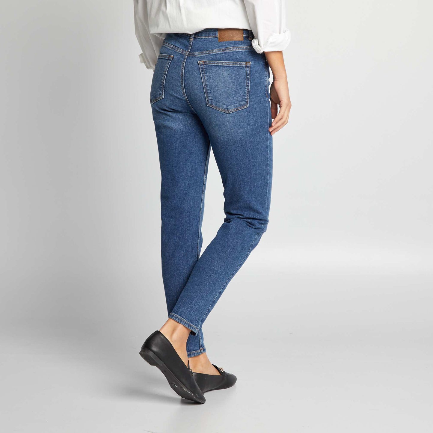 Slim-fit denim trousers - 30L STON1