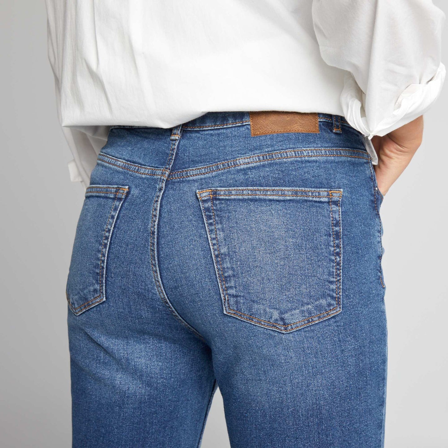Slim-fit denim trousers - 30L STON1