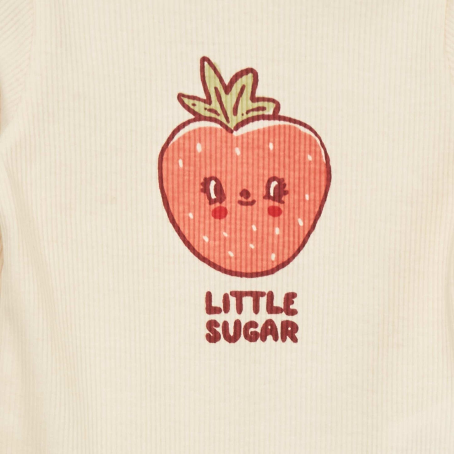 بدلة جسم مضلعة بأكمام طويلة من EGG STRAW