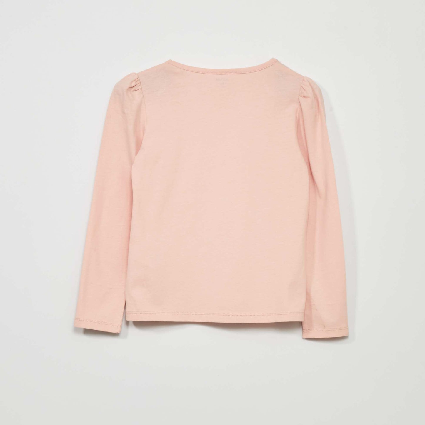 Long-sleeved jersey T-shirt PINK