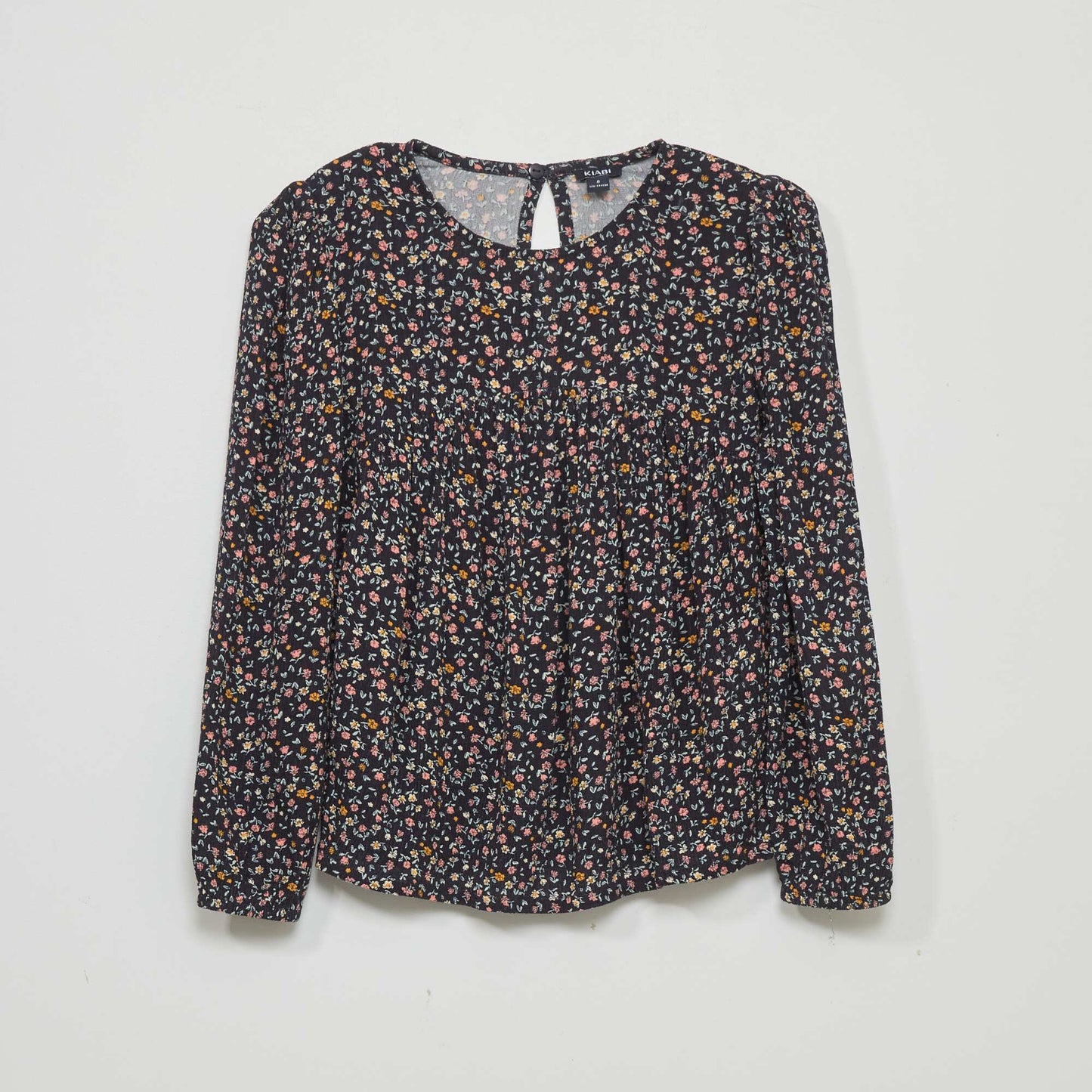 Floral print blouse W_NAVYFLOW