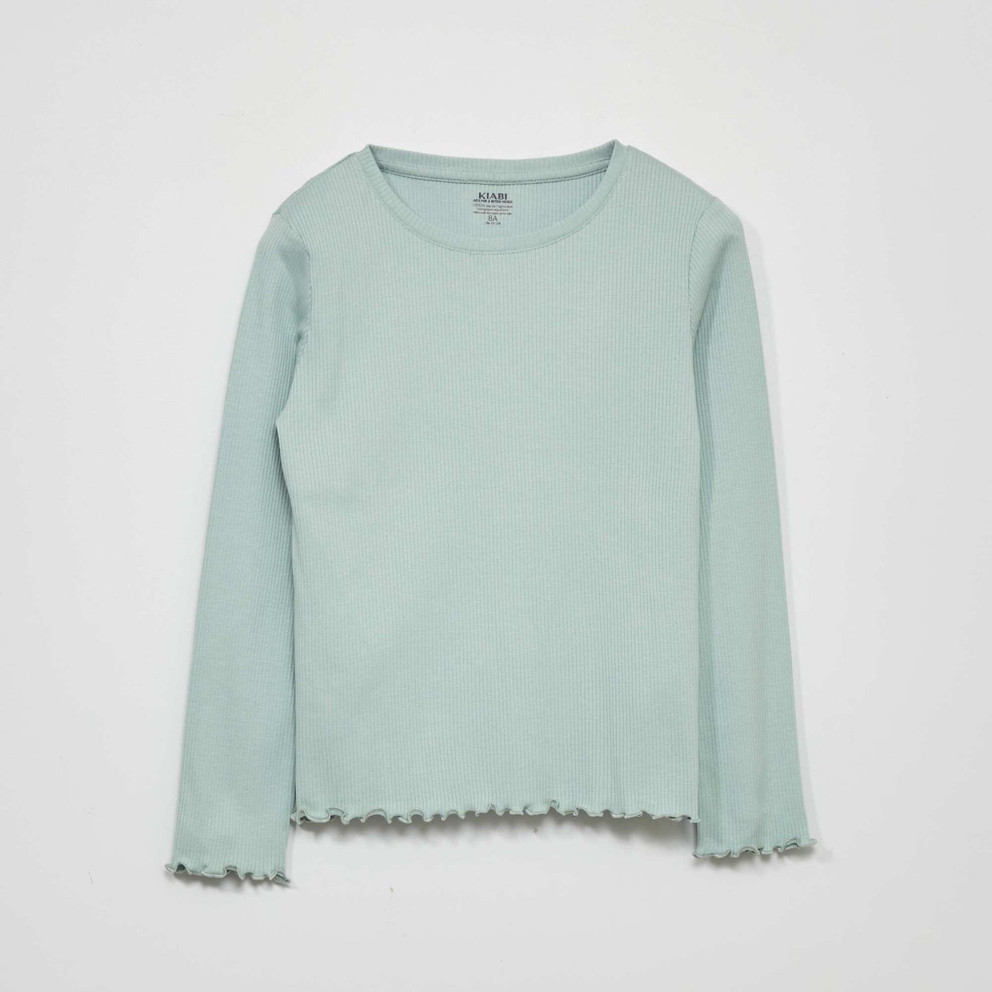 تي شيرت محبوك بأكمام طويلة من BLUE ETHE