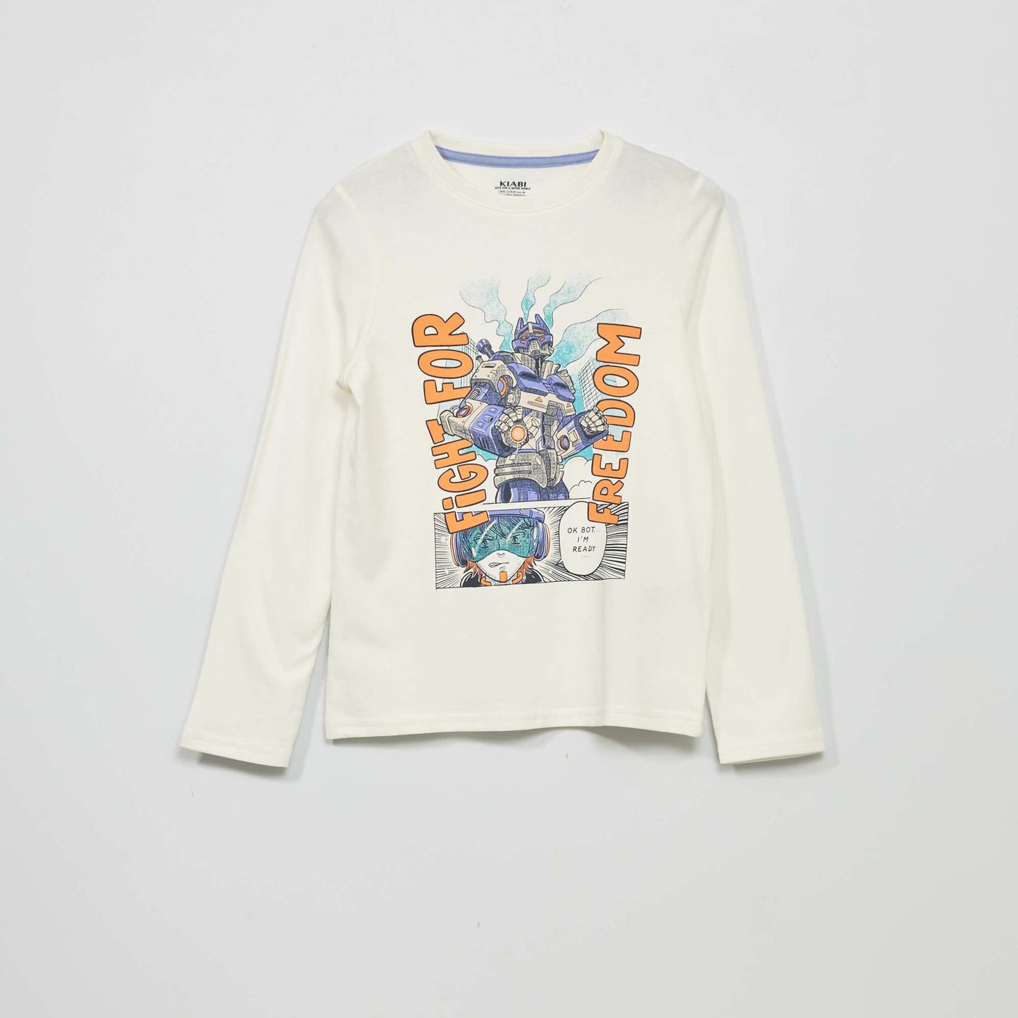 Printed T-shirt WHITE