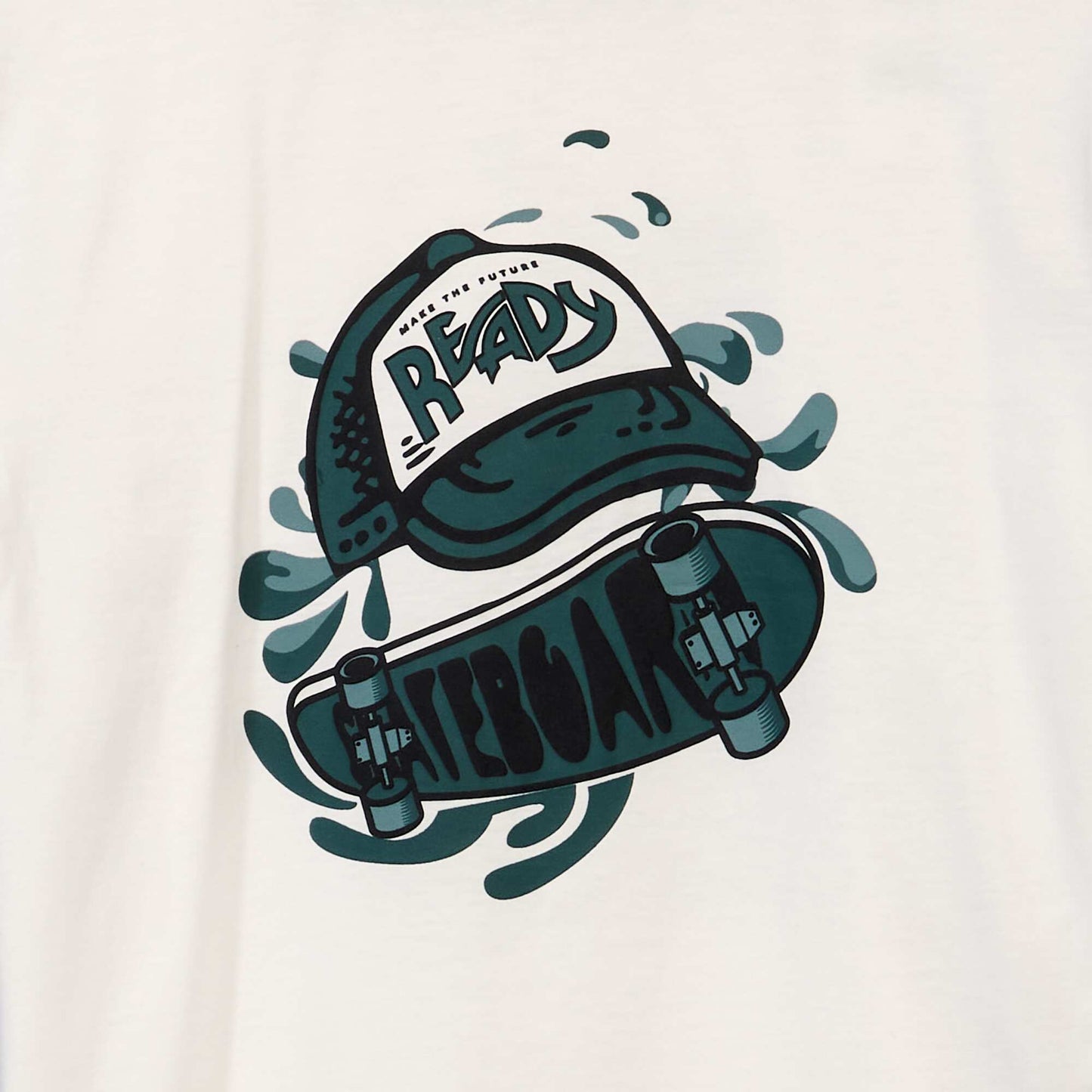 Long-sleeved 'skate' T-shirt READY_SKAT