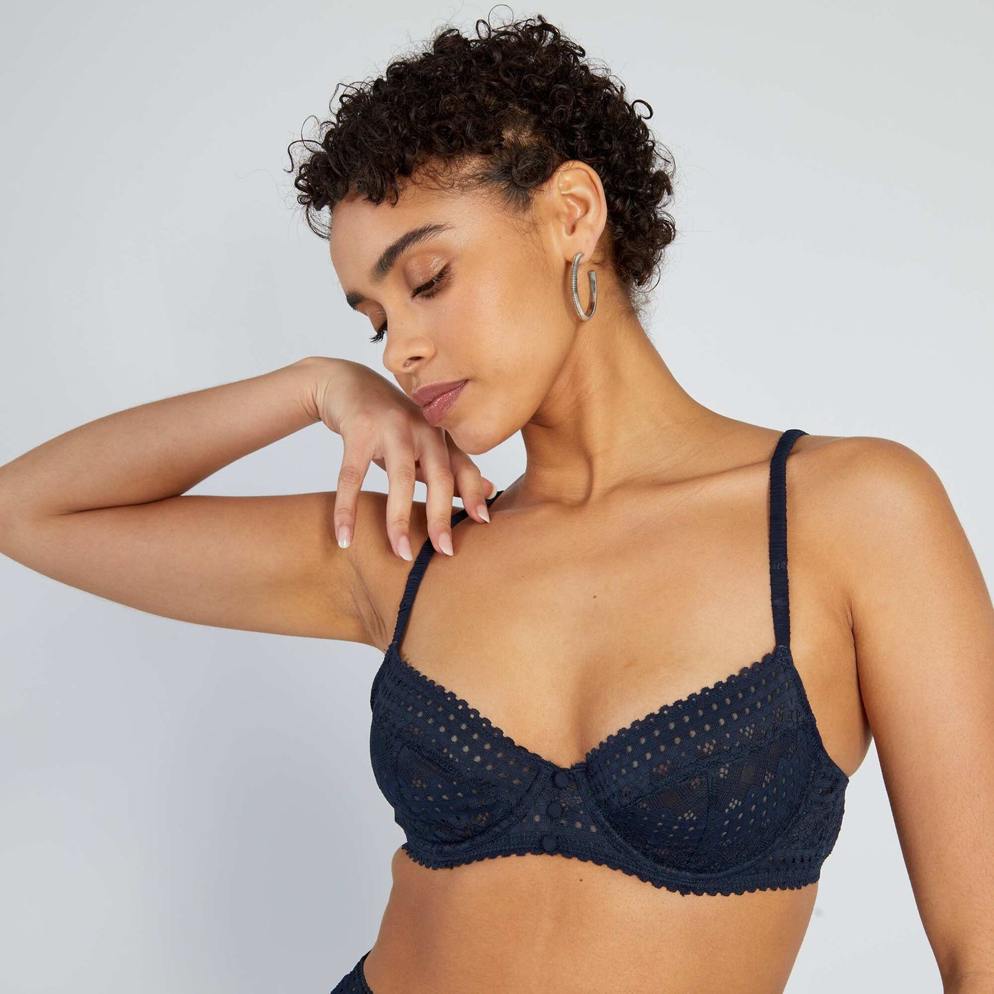 Openwork lace bra SAPP BLUE