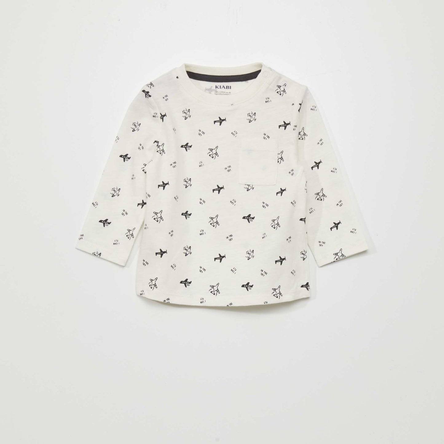 T-shirt with design WHITE