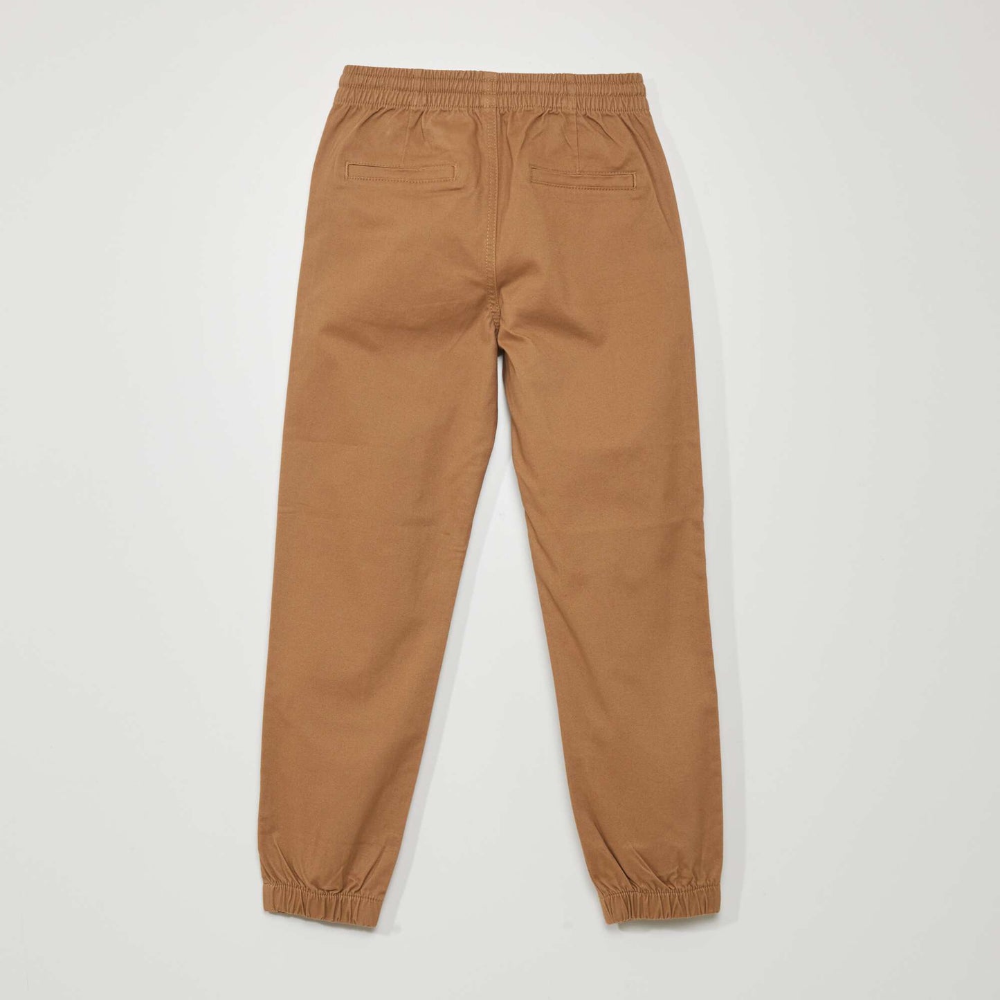 Joggers with elasticated waist BEIGE