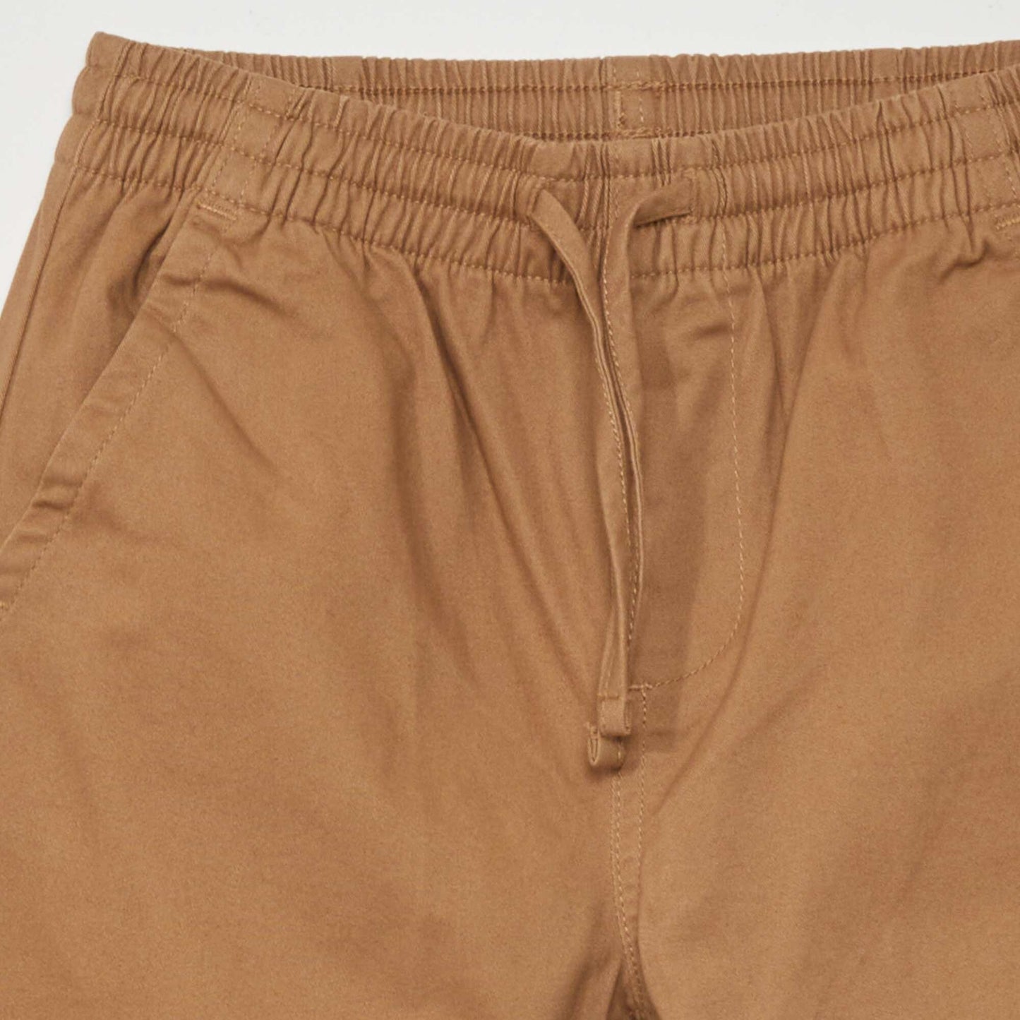 Joggers with elasticated waist BEIGE