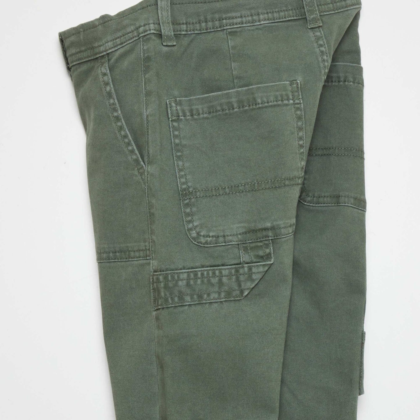 Regular-fit carpenter trousers KHAKI