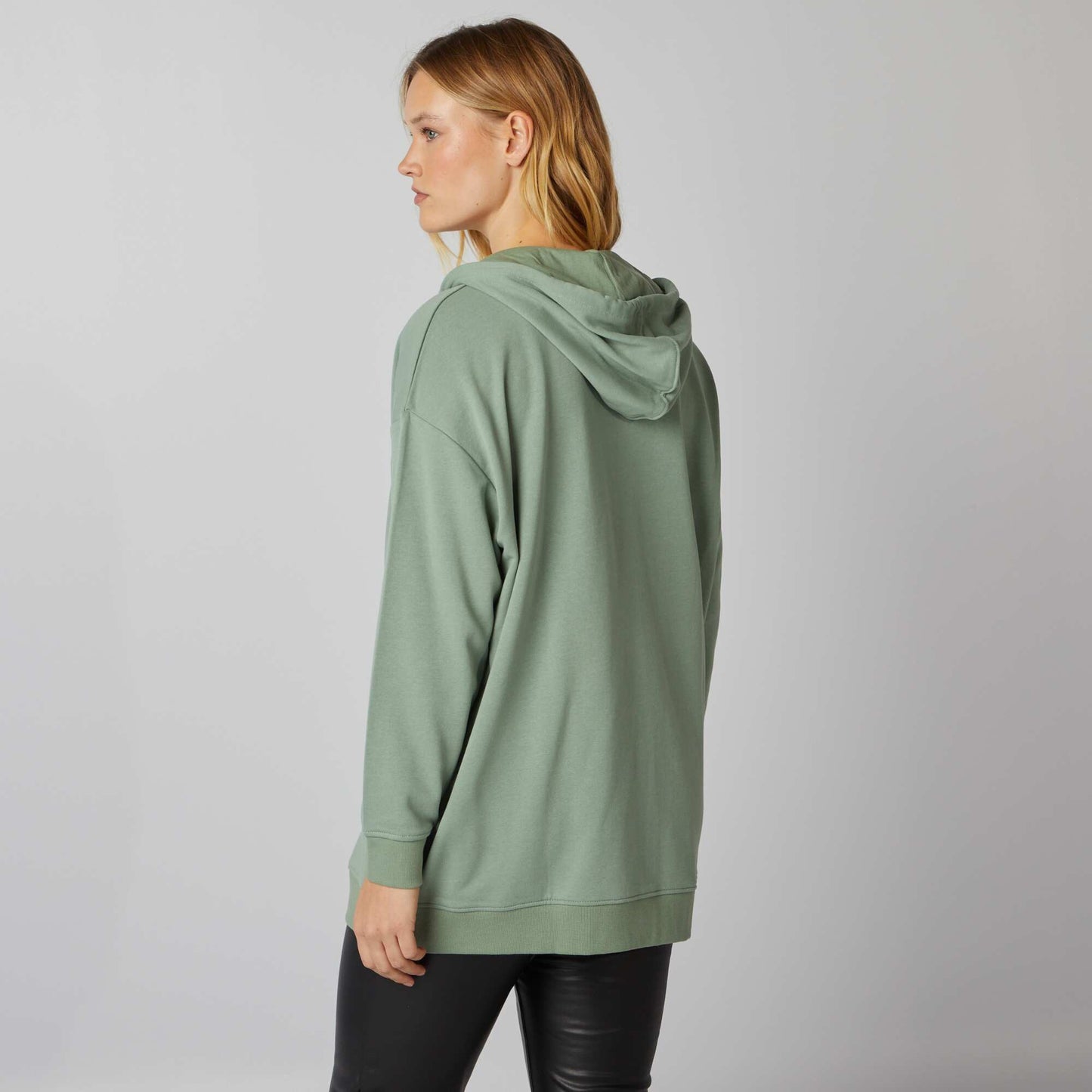 Zip-up hoodie GREEN