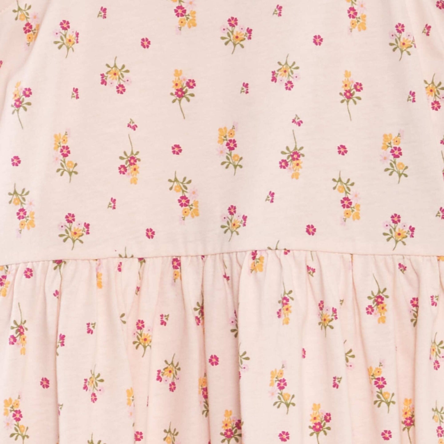 Lightweight printed dress PINK