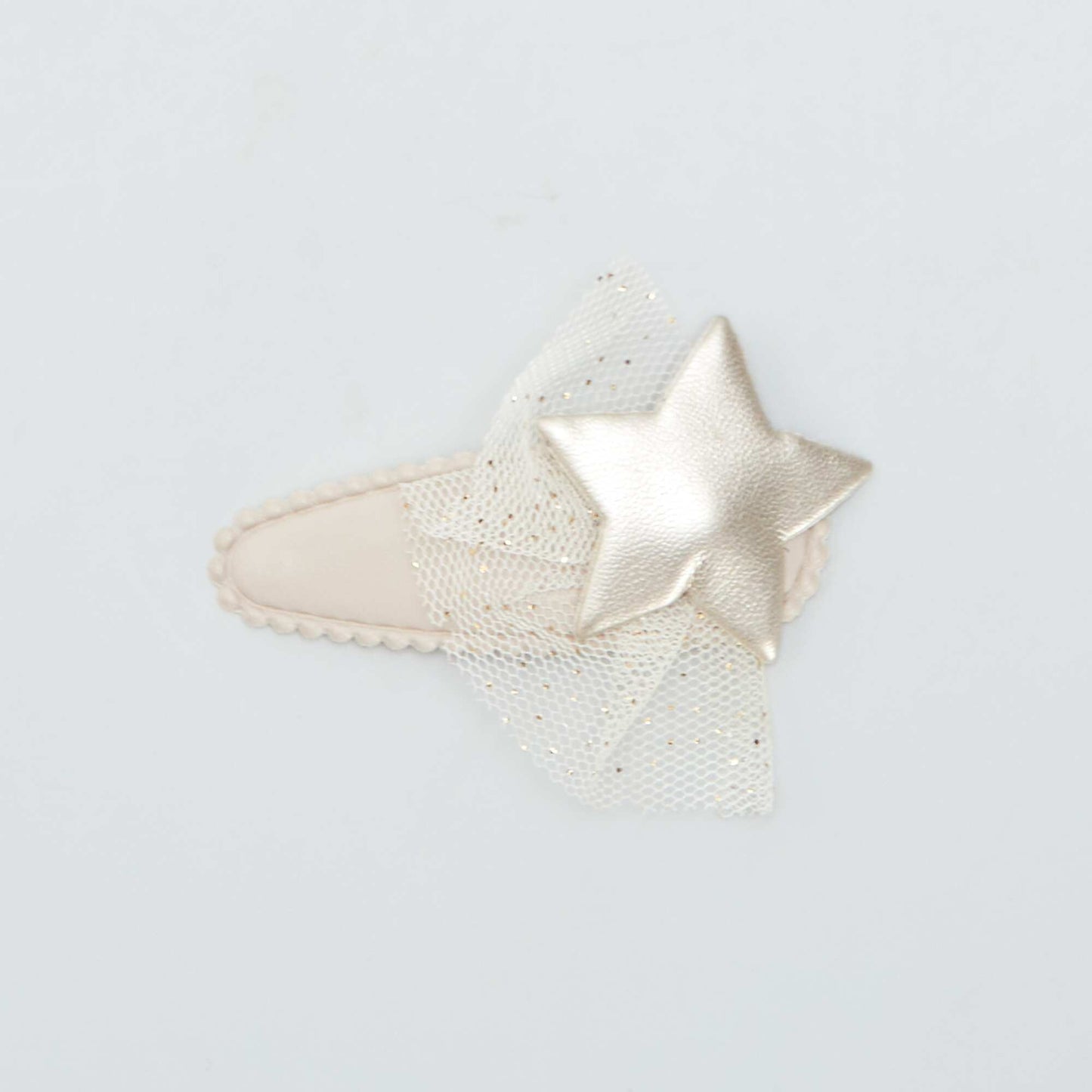 2 hair slides WHITE