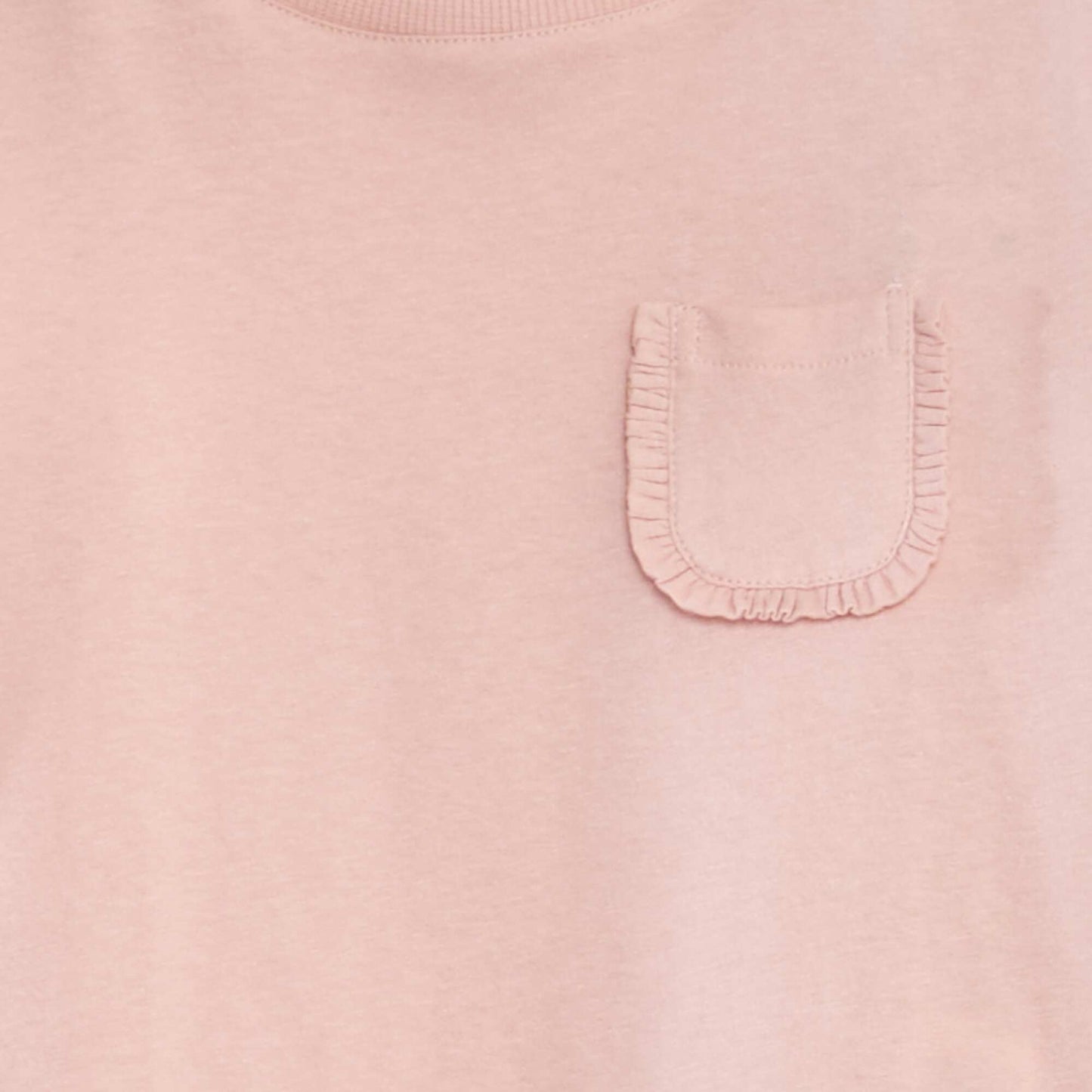 Plain T-shirt with pocket PINK