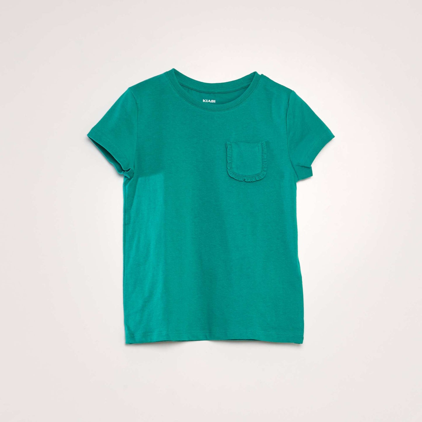 Plain T-shirt with pocket GREEN