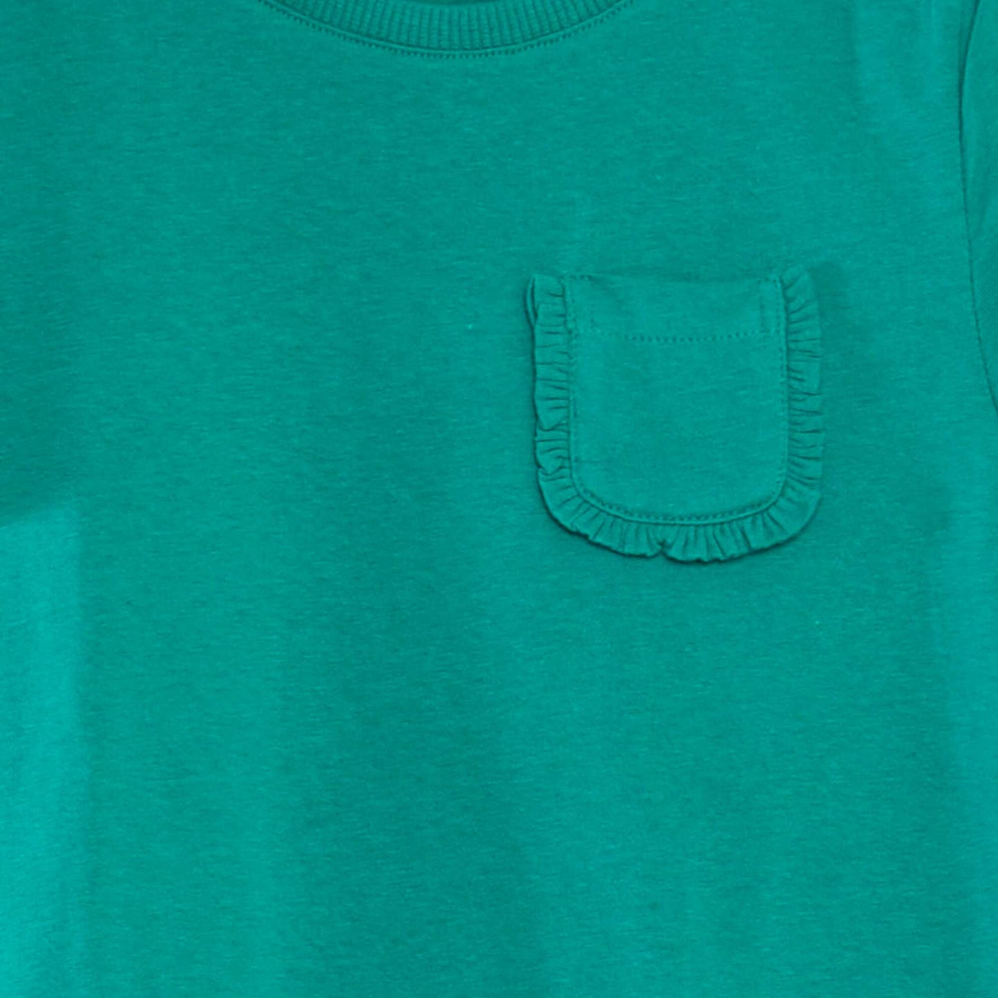 Plain T-shirt with pocket GREEN