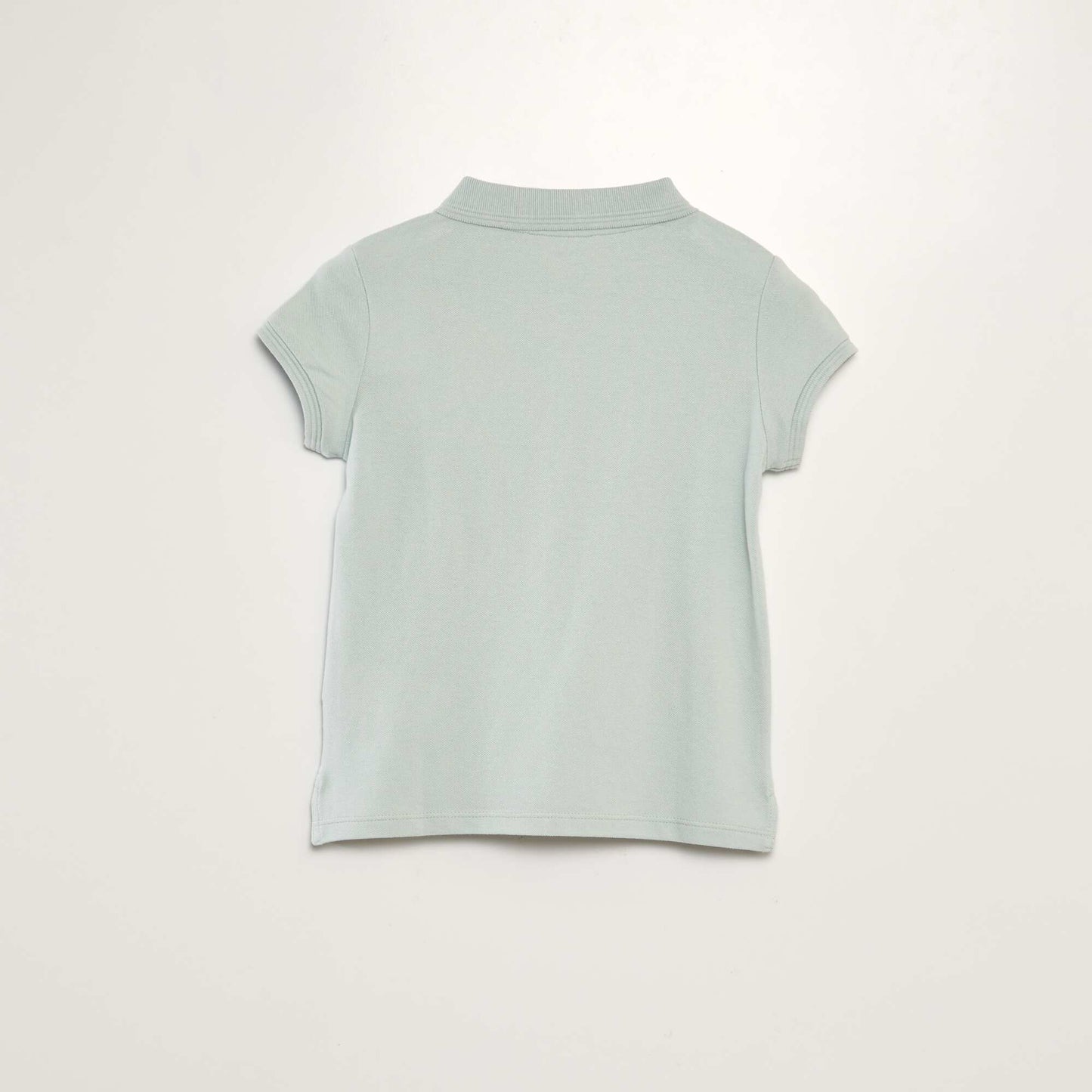 Short-sleeved polo shirt BLUE