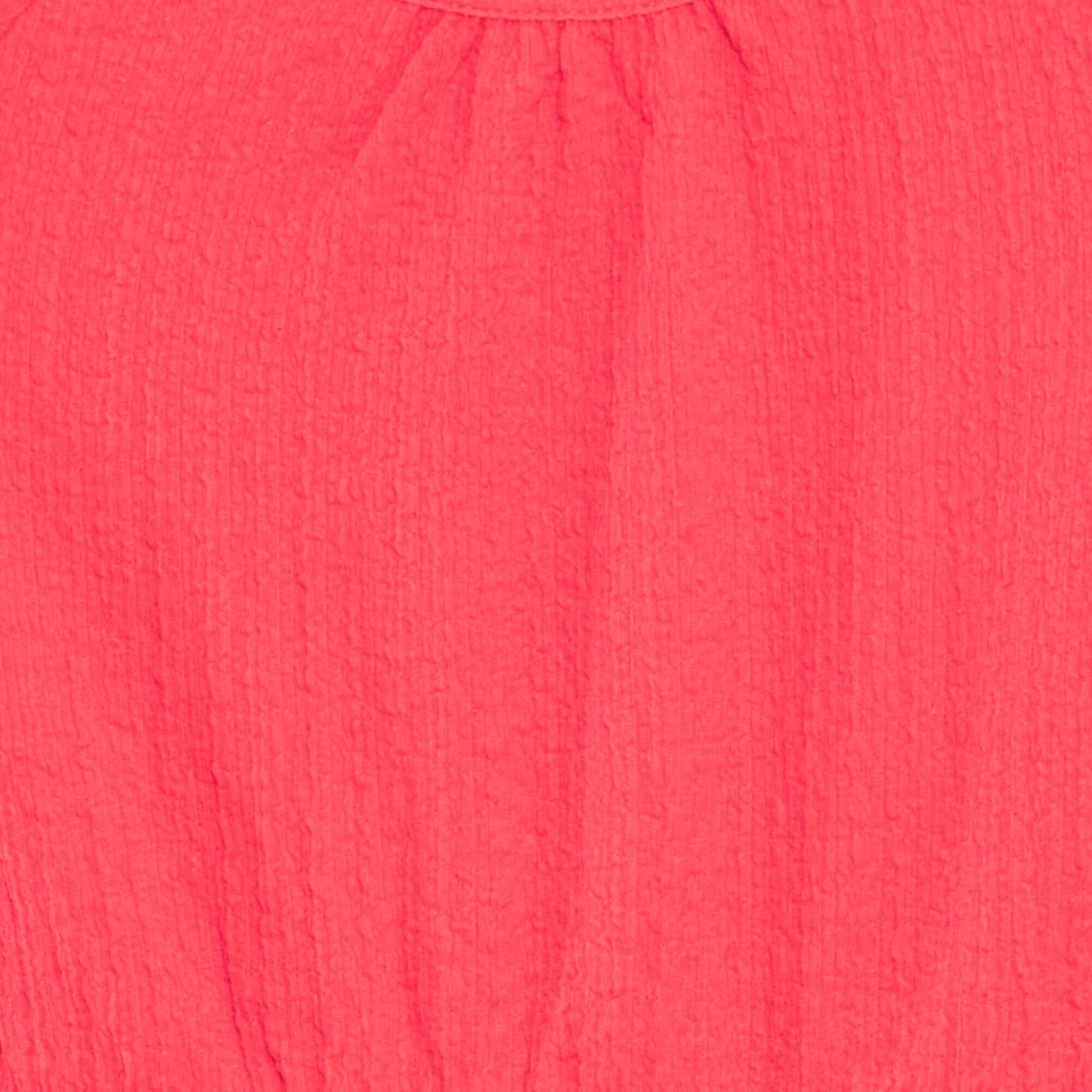 Waffle-knit dress PINK