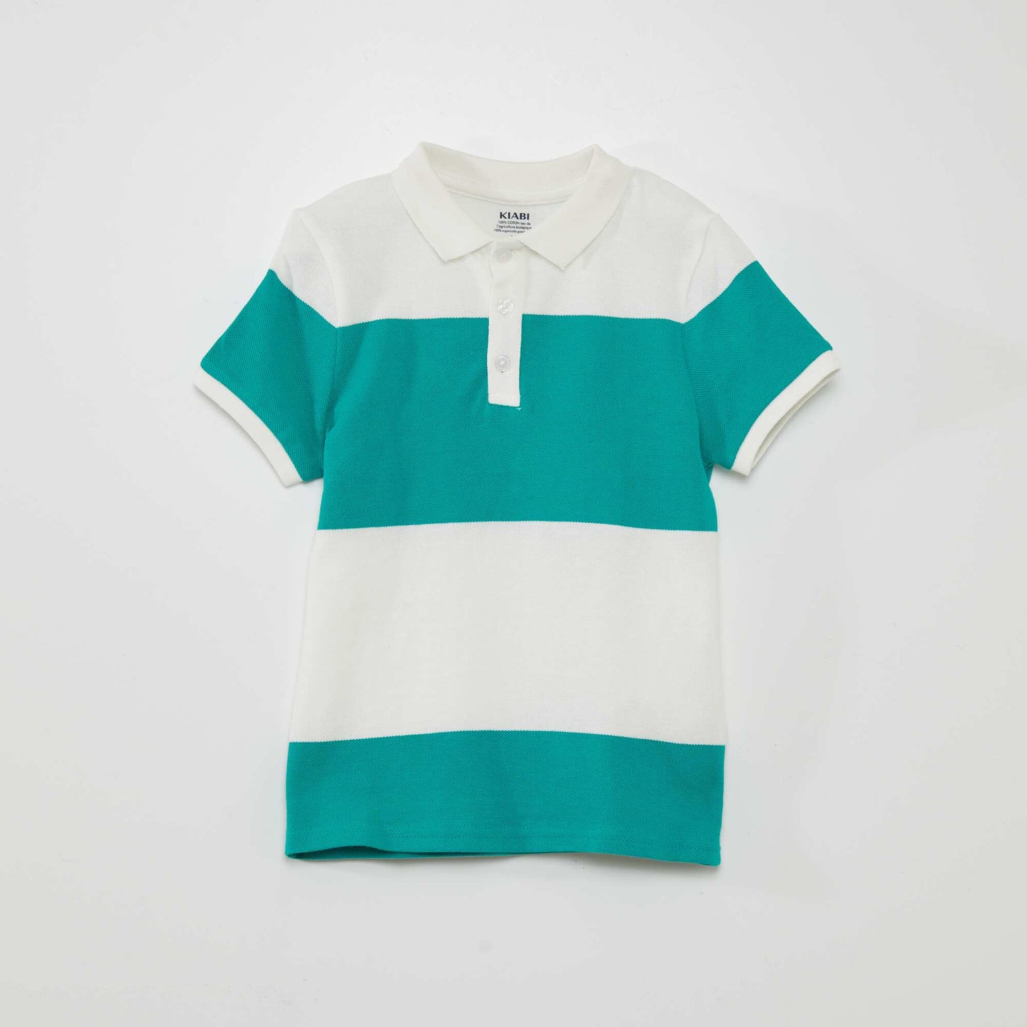 Striped polo shirt GREEN