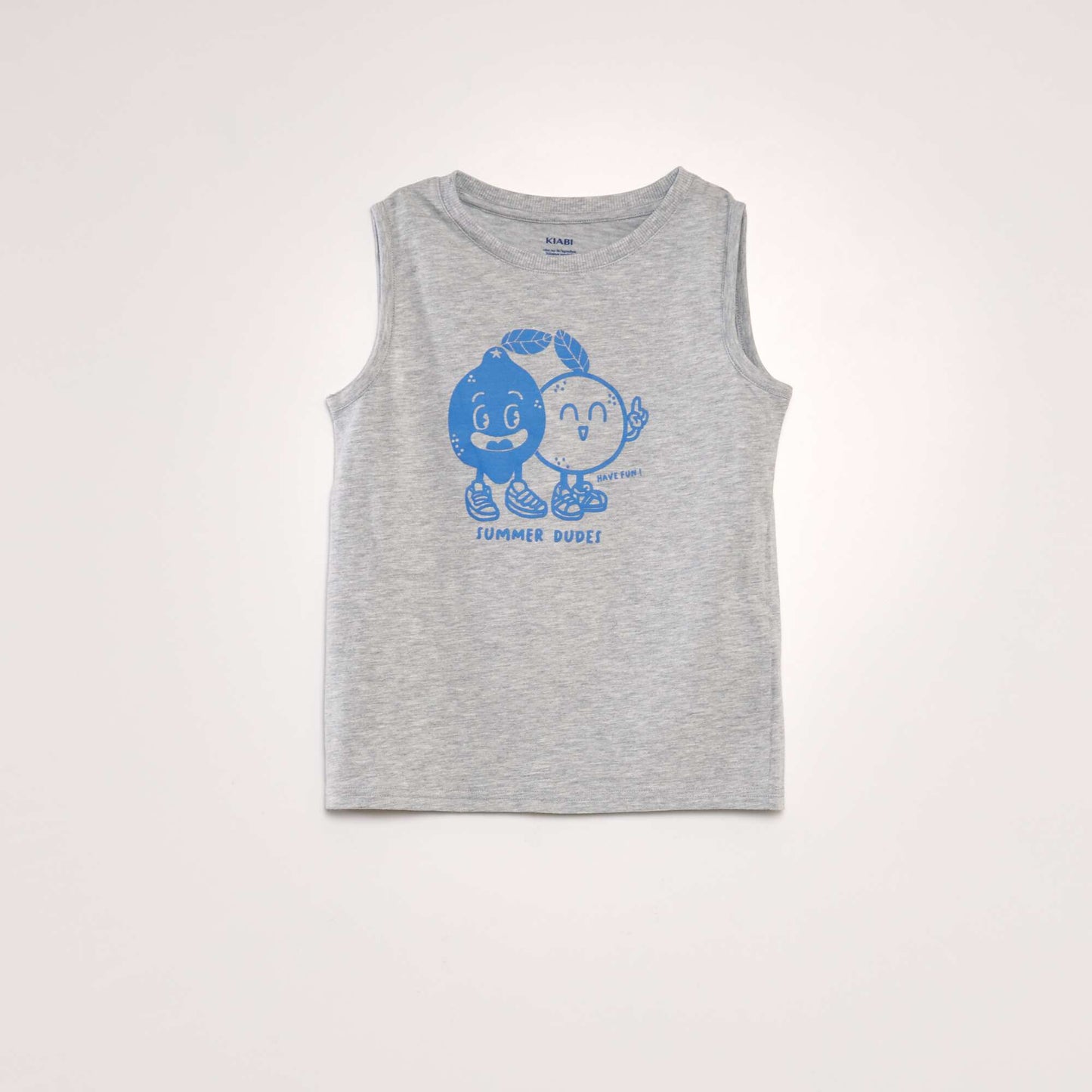 Pack of 2 vest tops GREY