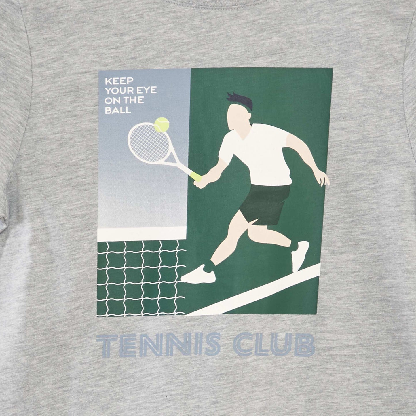 Printed jersey knit T-shirt WHITE