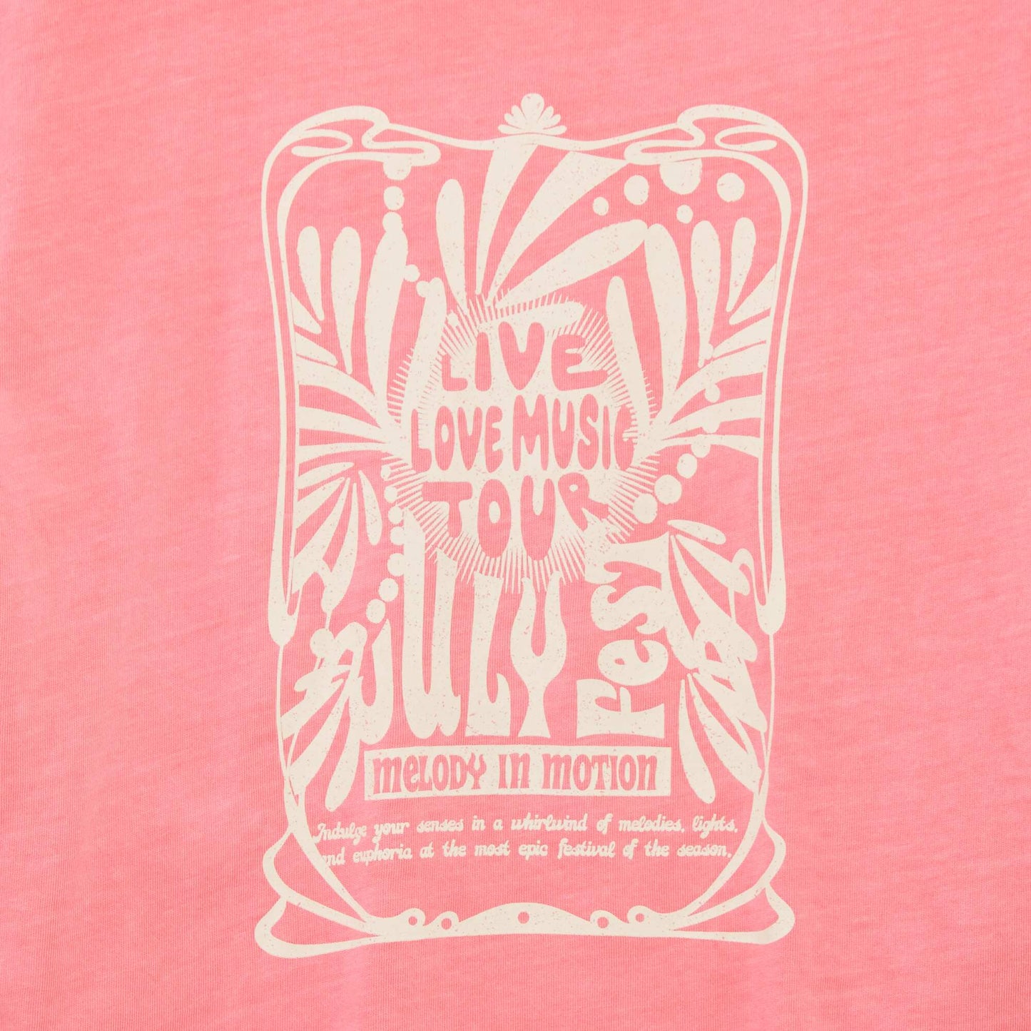 Printed T-shirt PINK