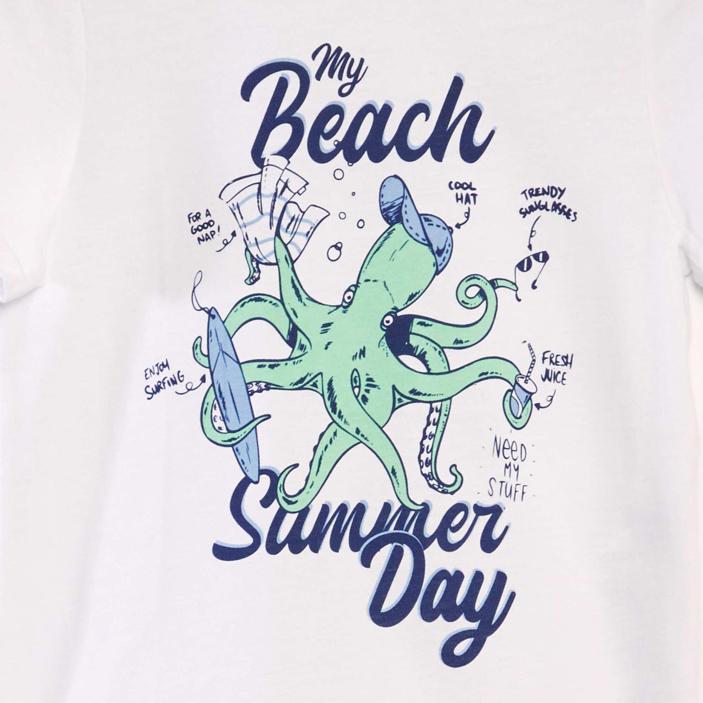 Printed T-shirt WHITE