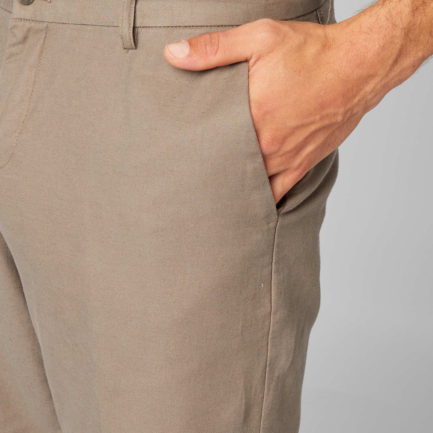 Slim-fit suit trousers BEIGE