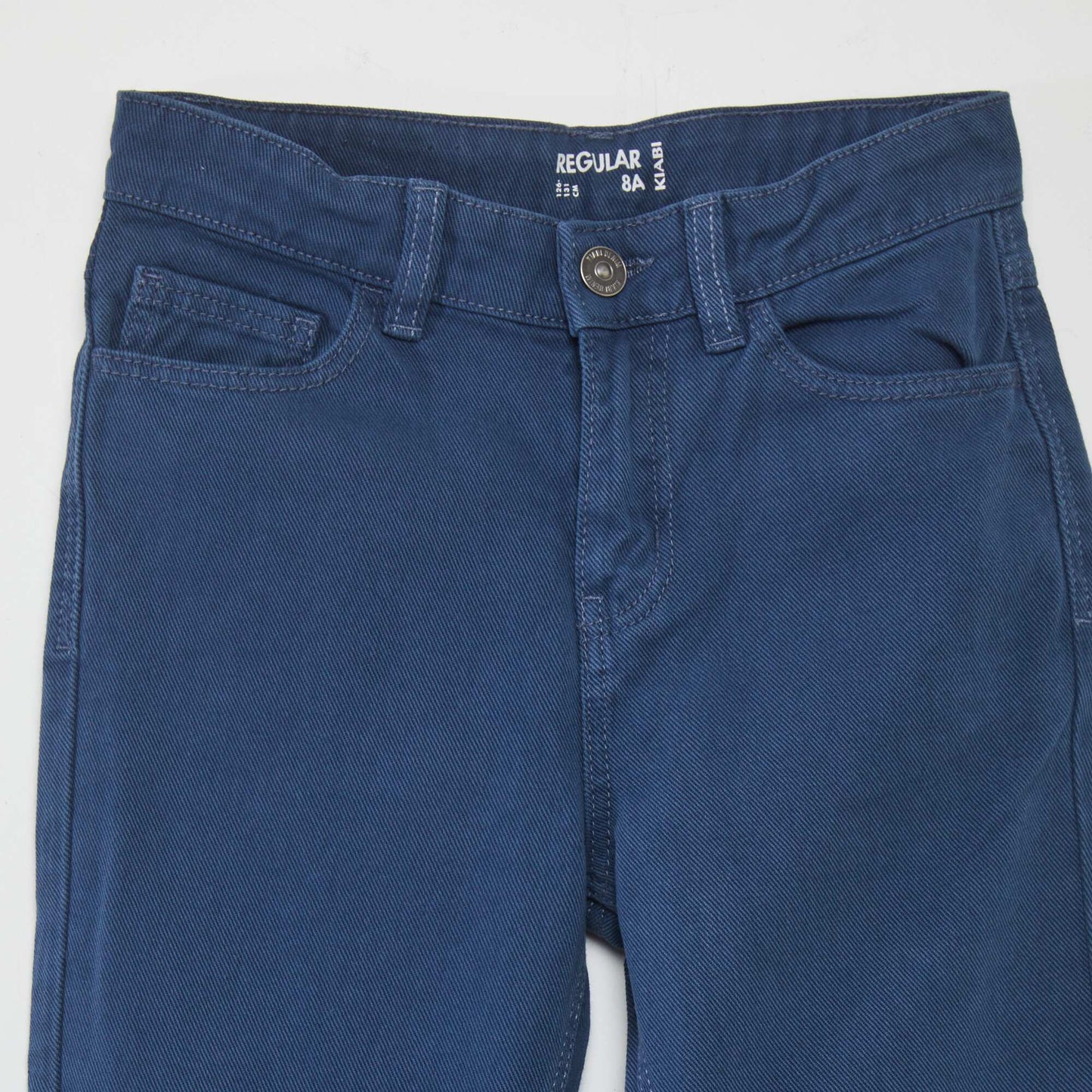 Plain straight-leg jeans BLUE