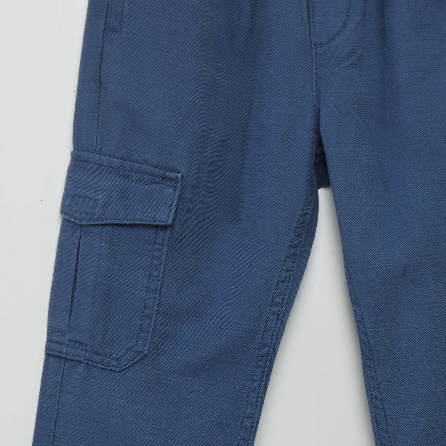 Trousers with flap pockets BLUE