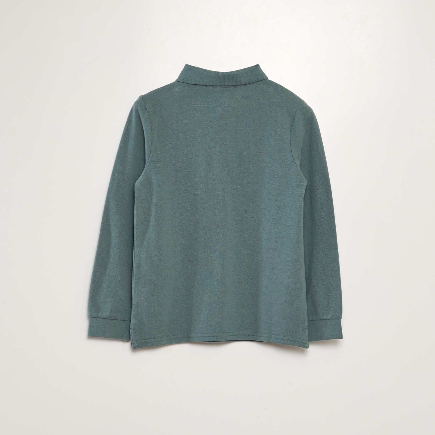 Long-sleeved polo shirt GREEN