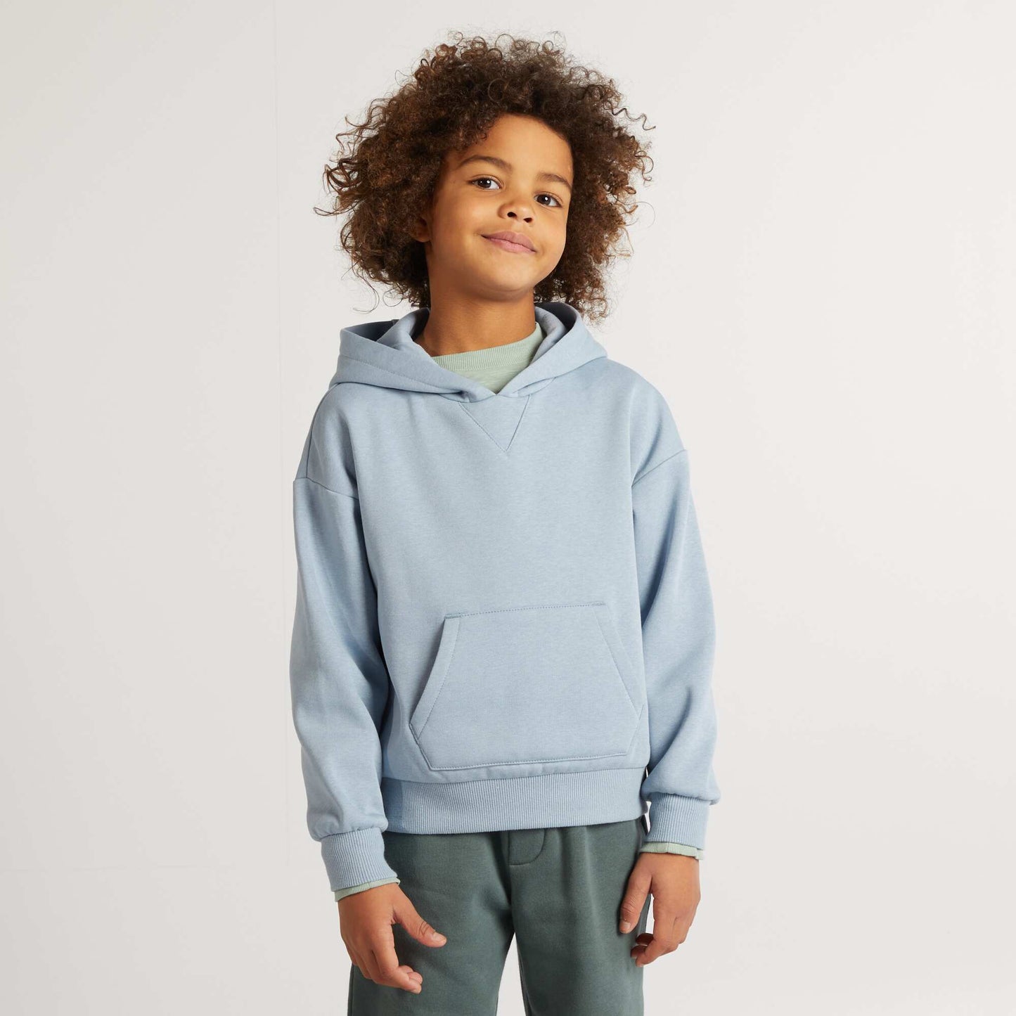 Plain hoodie BLUE