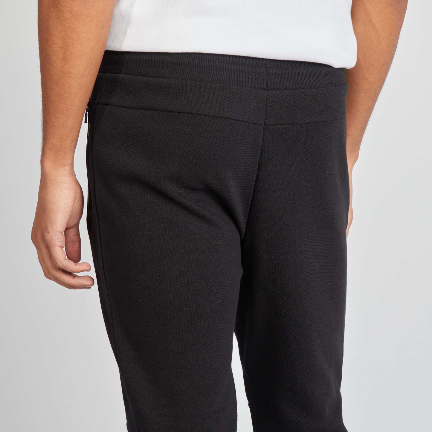 Knit joggers BLACK