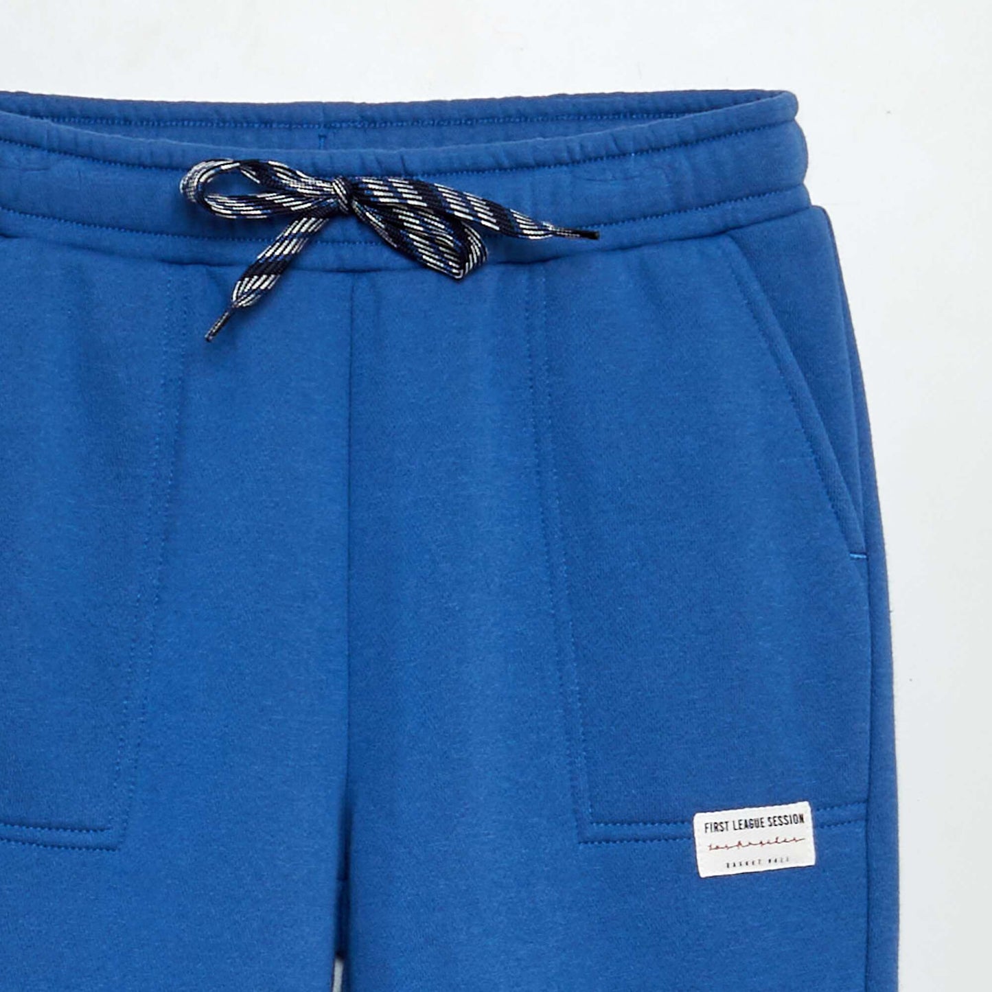 Sweatshirt fabric joggers BLUE