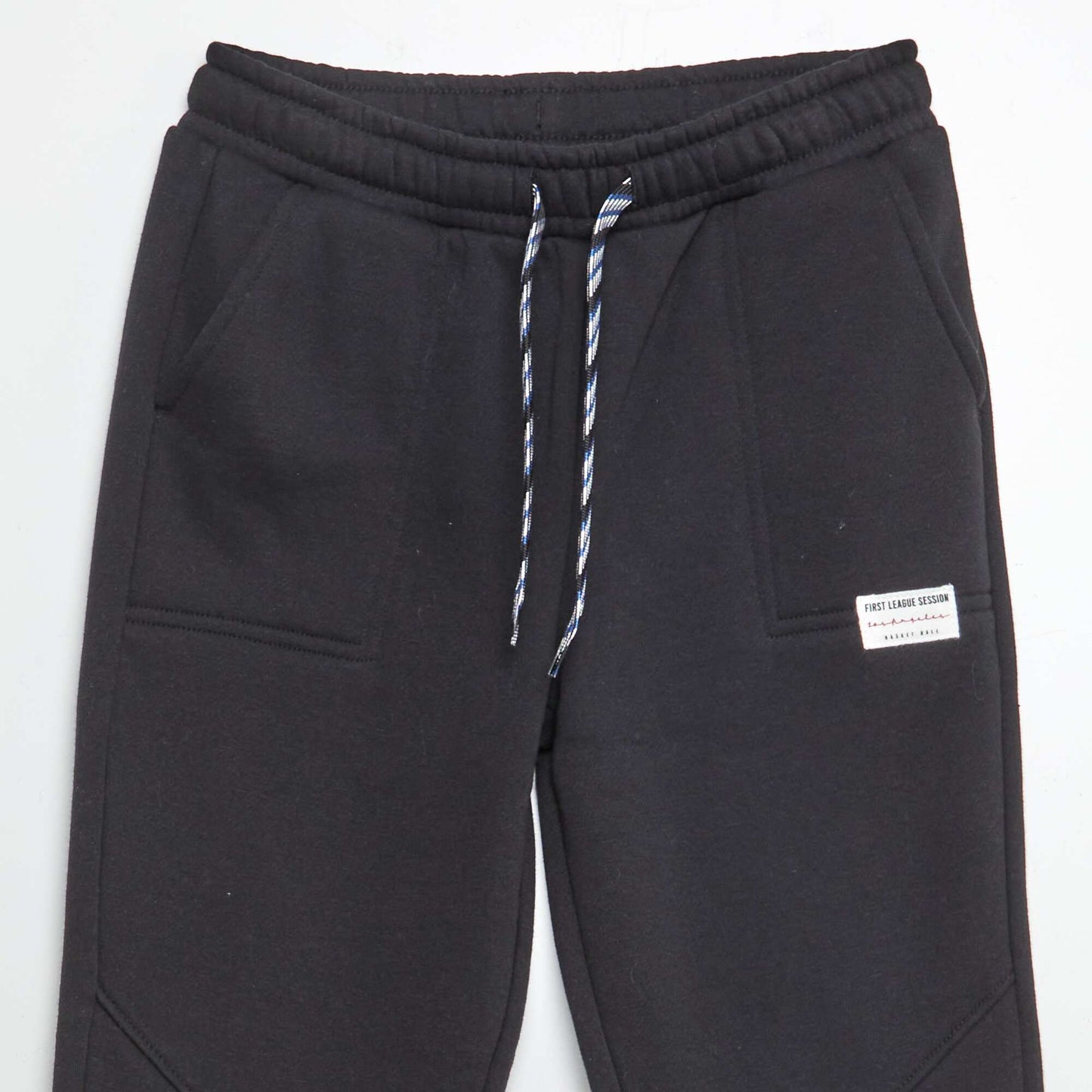 Sweatshirt fabric joggers BLACK