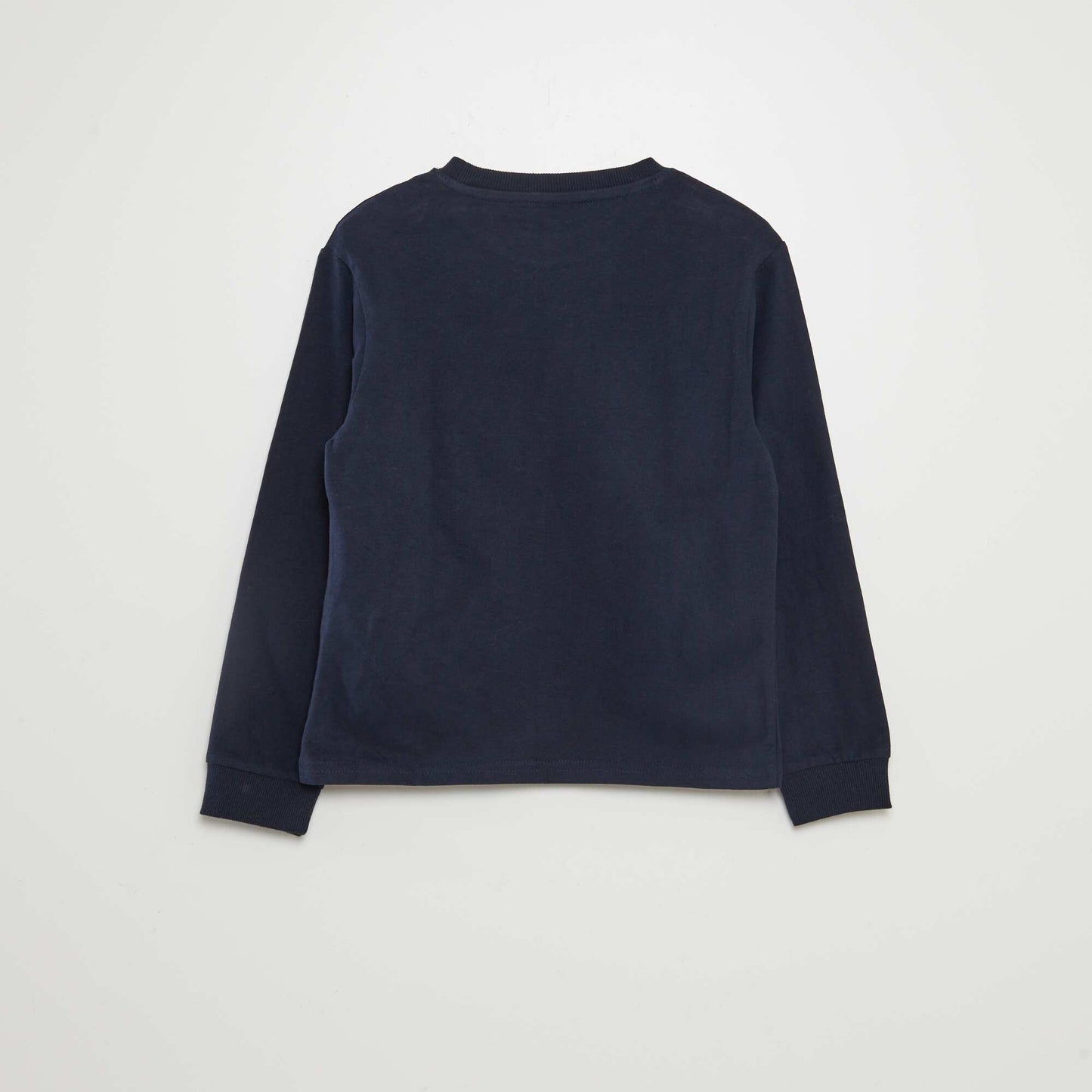 قميص جيرسي ثقيل الوزن باللون الأزرق