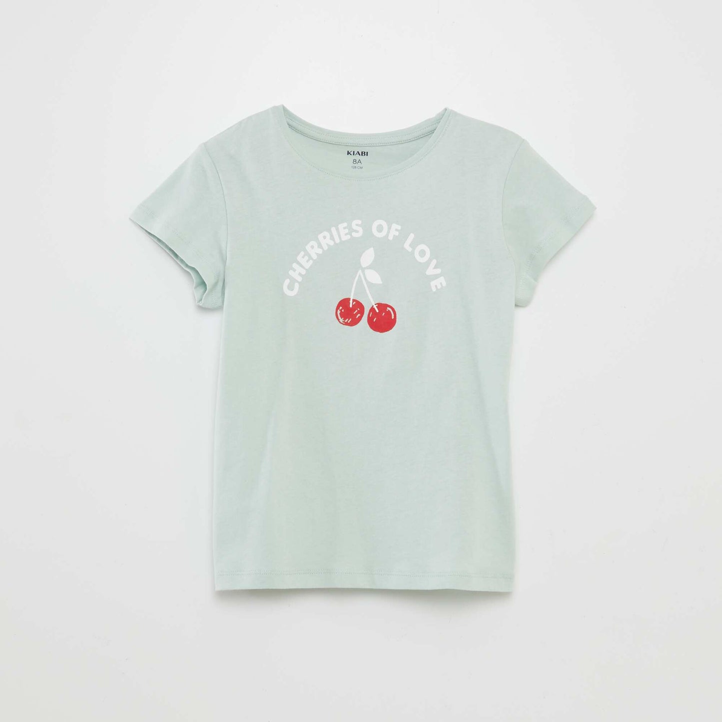 Printed basic T-shirt BLUE