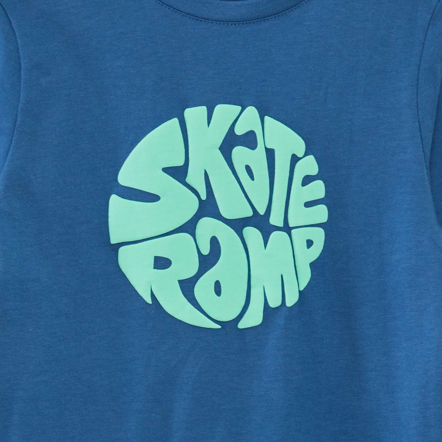 Printed T-shirt BLUE