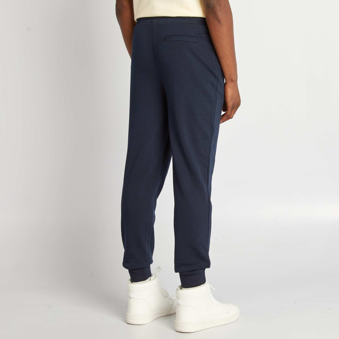 Sweatshirt fabric joggers BLUE