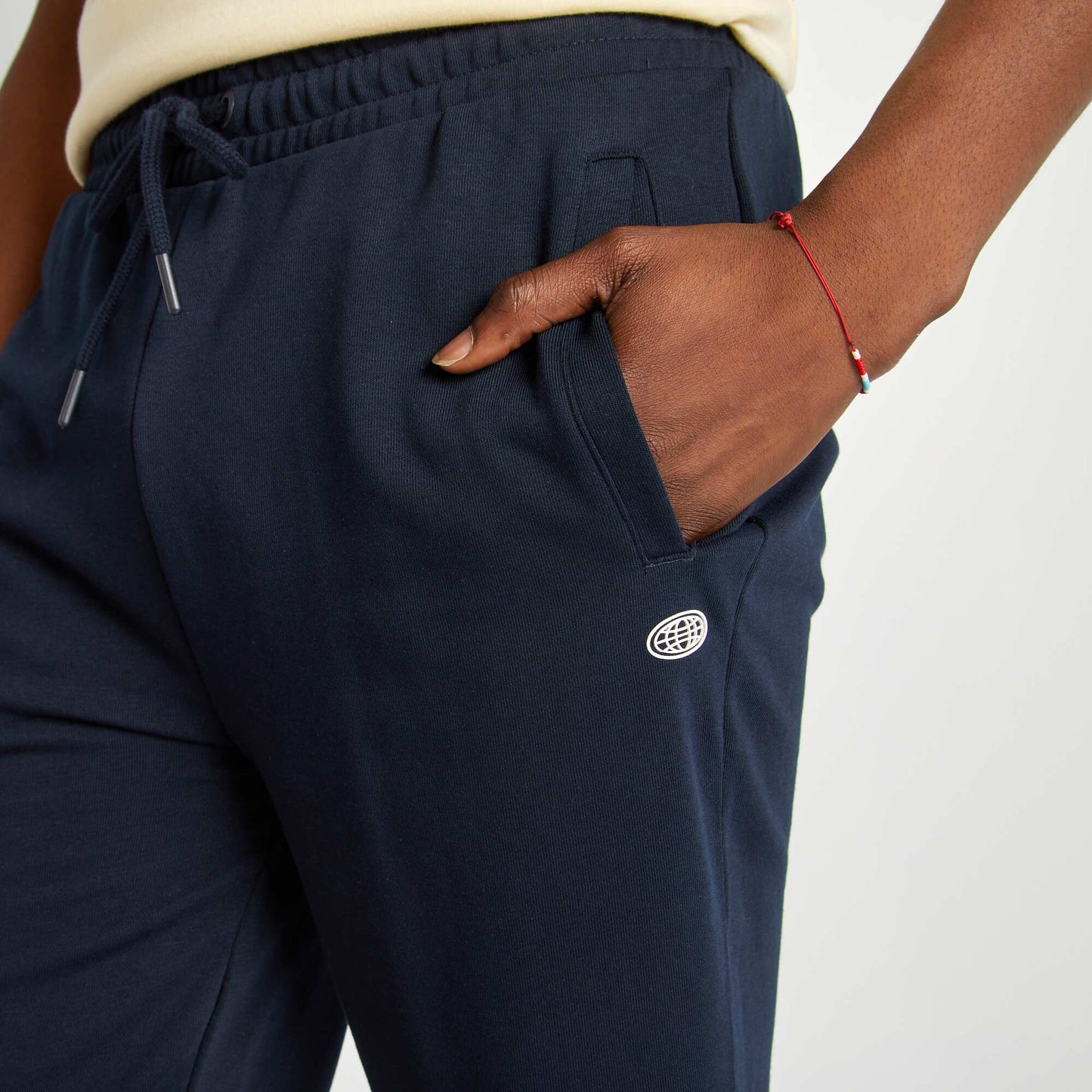 Sweatshirt fabric joggers BLUE