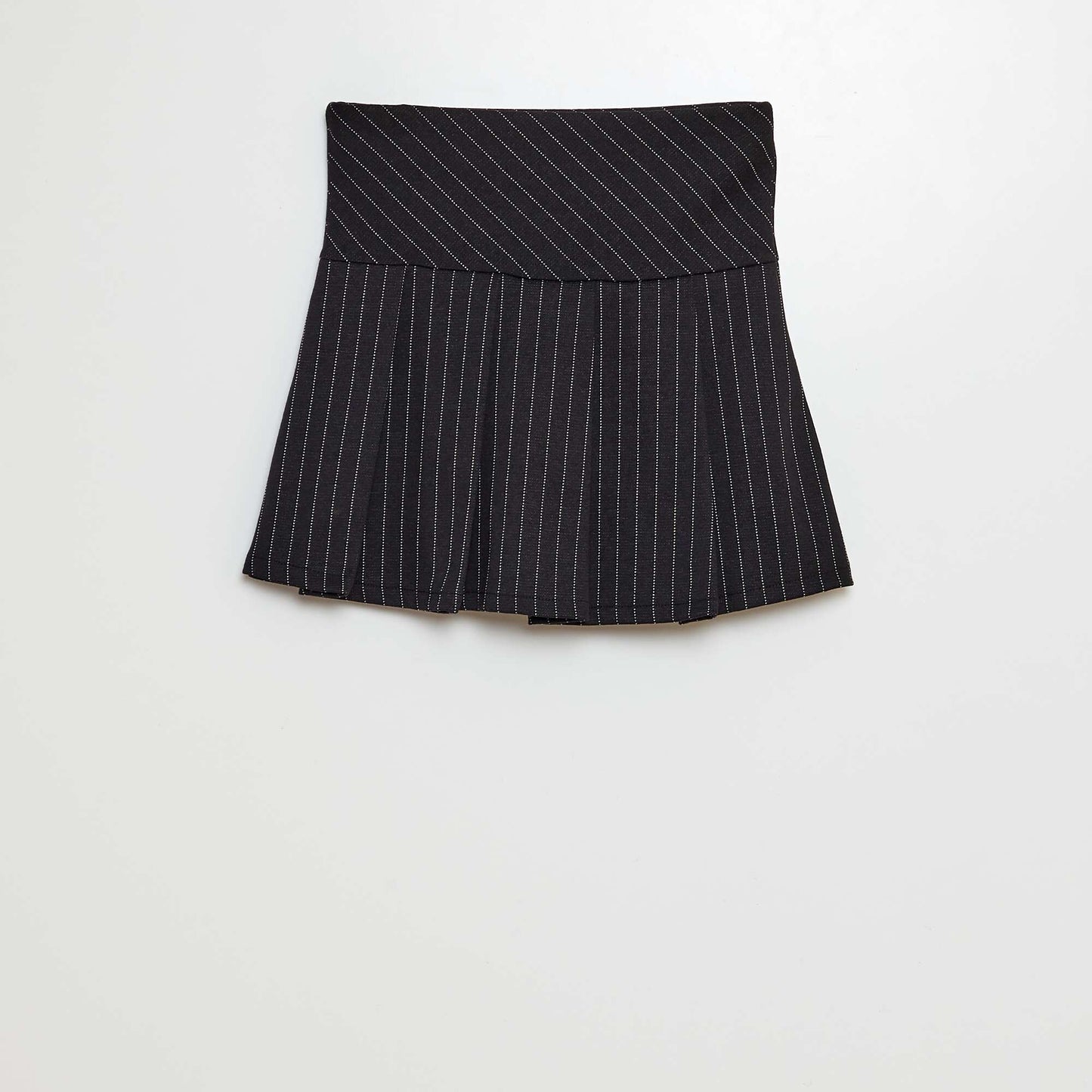 Striped tennis-style skirt BLUE