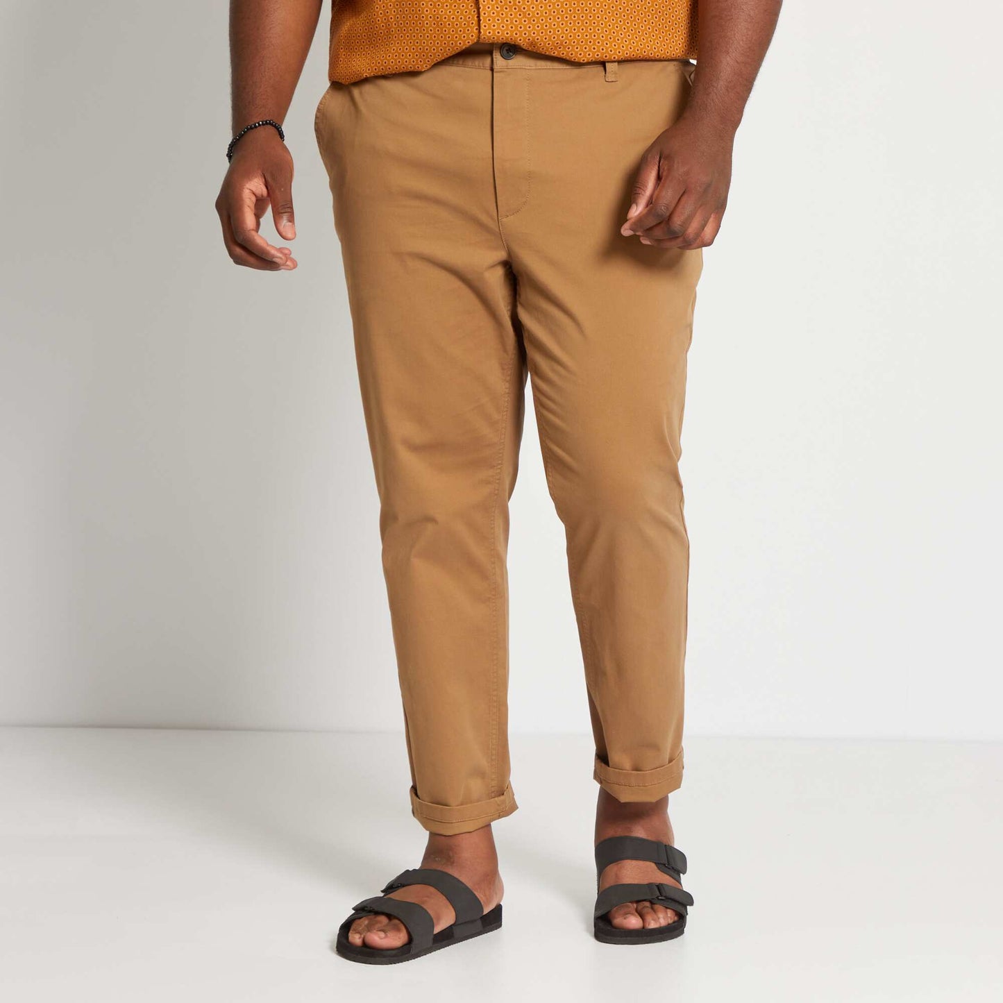 Slim-fit chinos - L32 brown