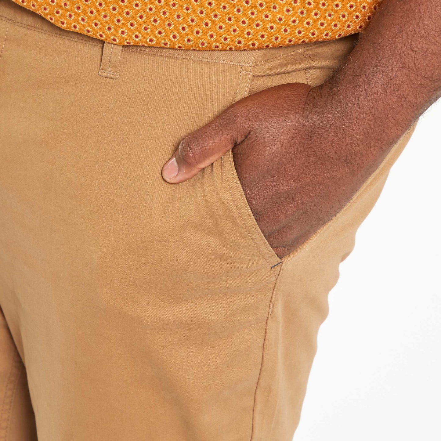 Slim-fit chinos - L32 brown