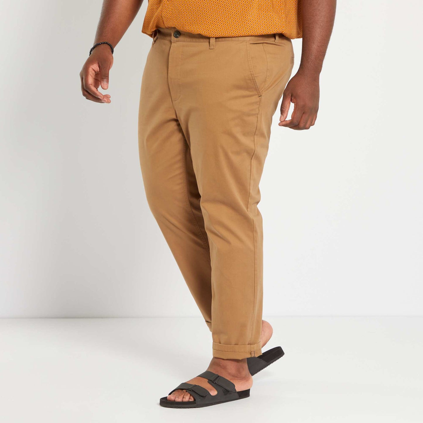 Slim-fit chinos - L32 brown