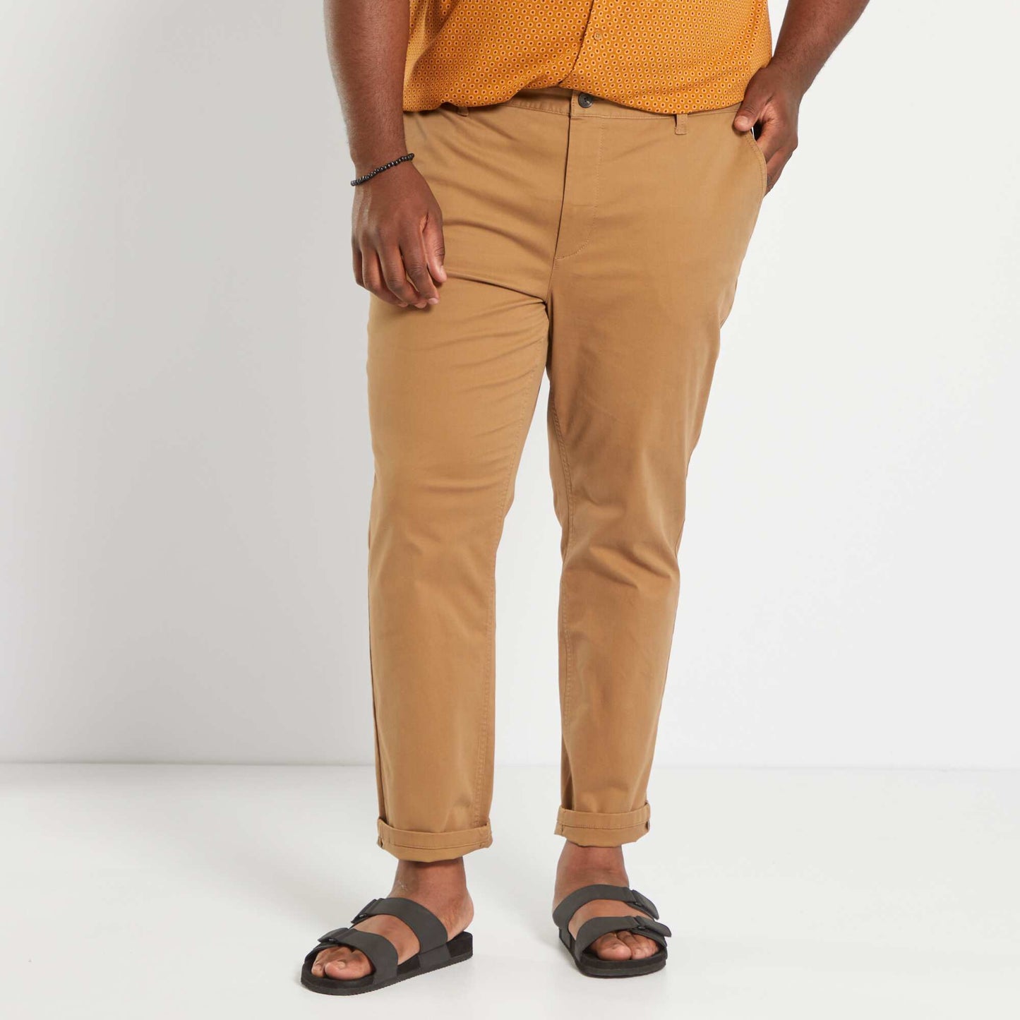 Slim-fit chinos - L32 brown
