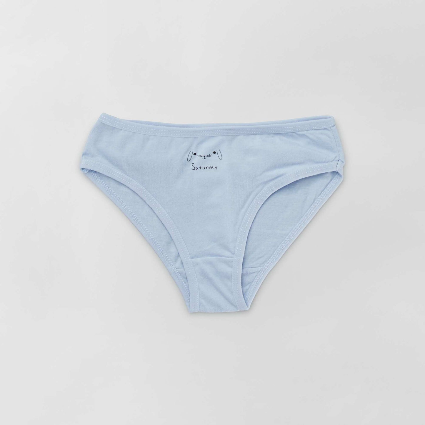 Pack of 7 briefs for each day of the week WHITE