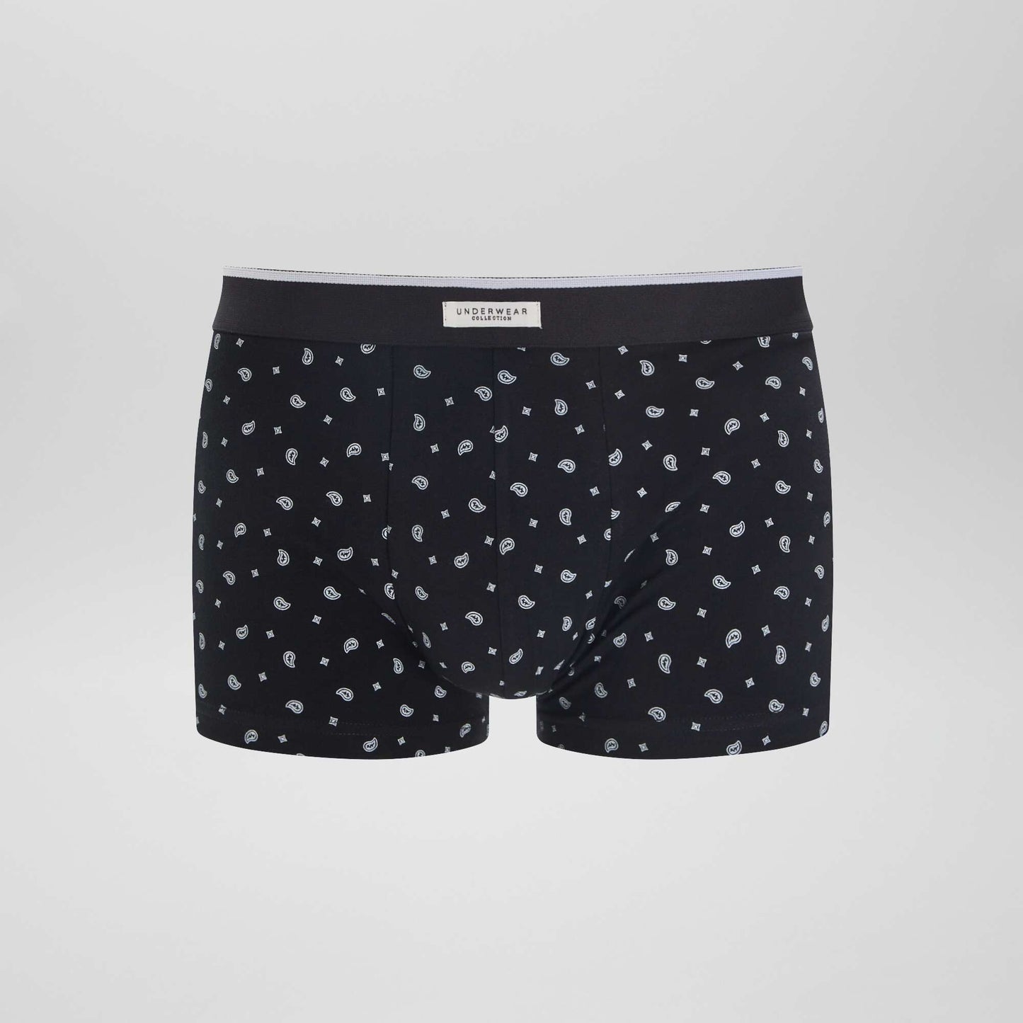 Pack of 3 pairs of stretch boxer shorts BLACK_W