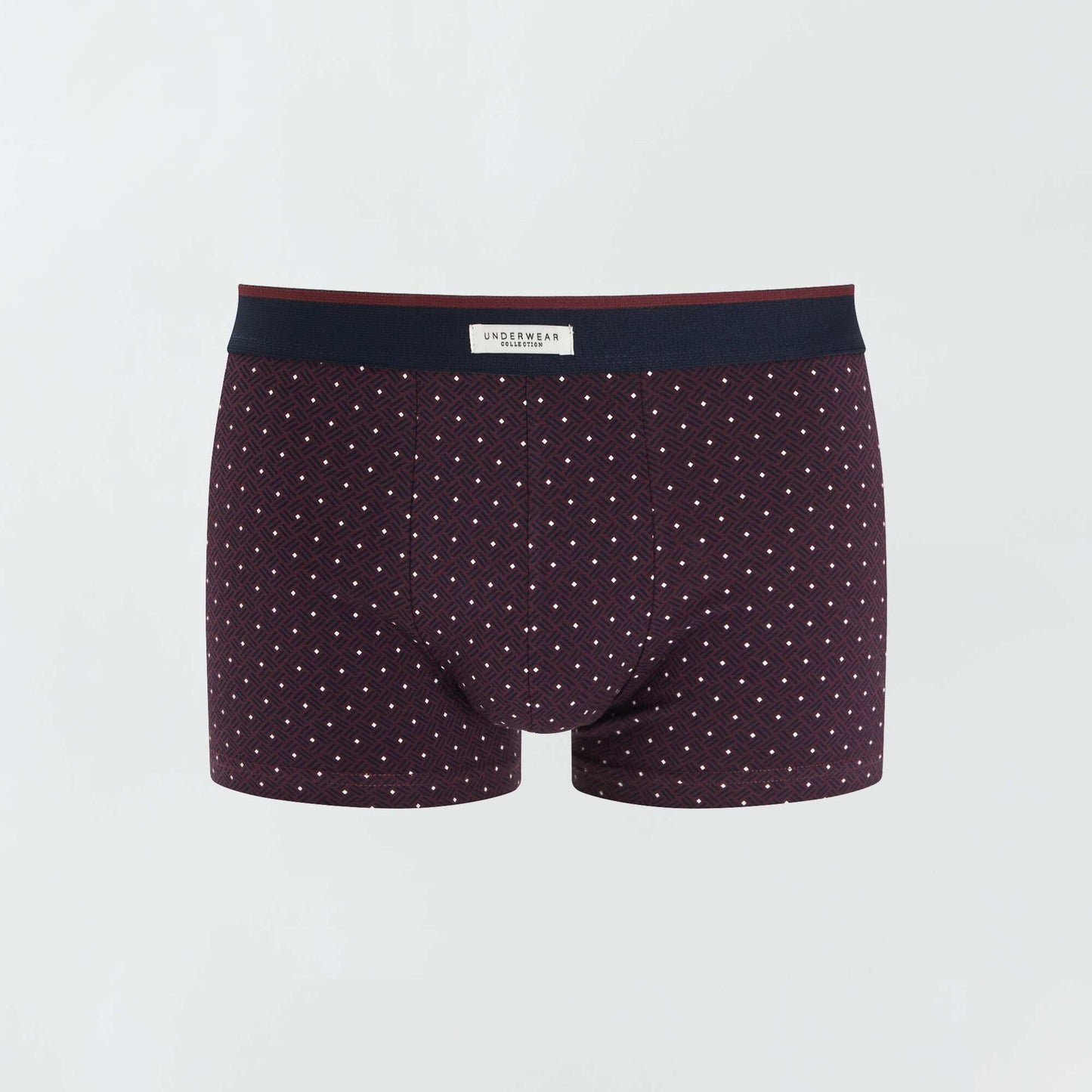 Pack of 3 pairs of stretch boxer shorts RED